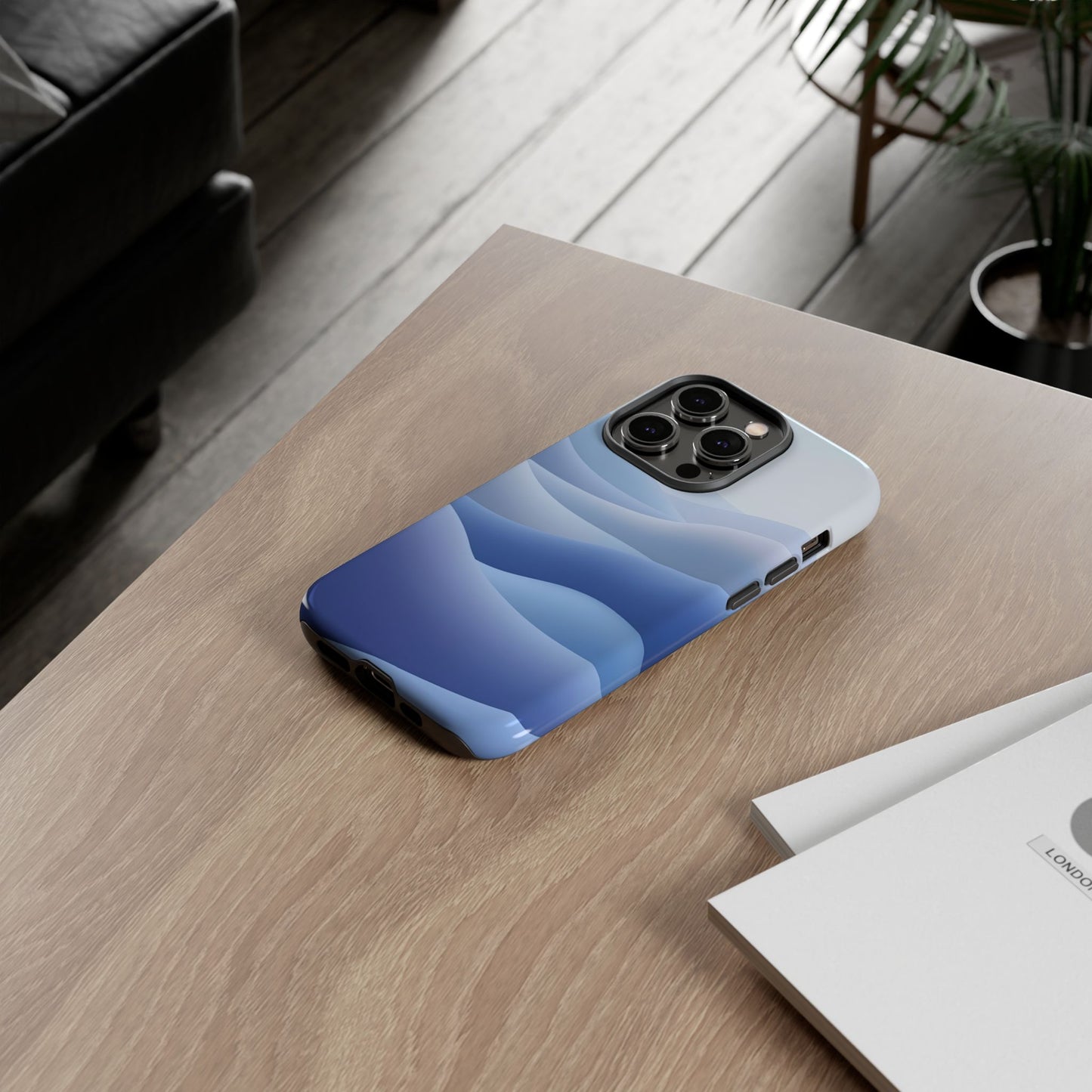 Intricate Abstract Wavy Landscape phone case