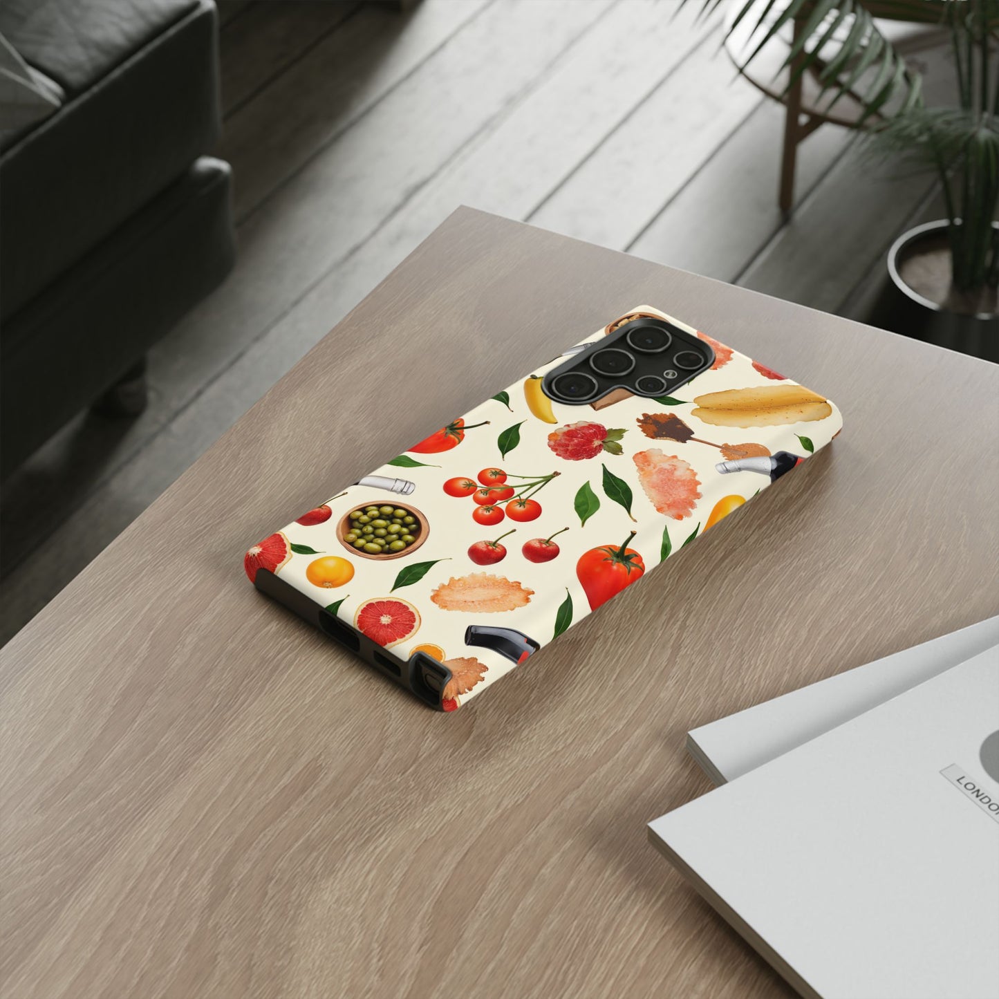 Fresh Fruits & Veggies Pattern Phone Case