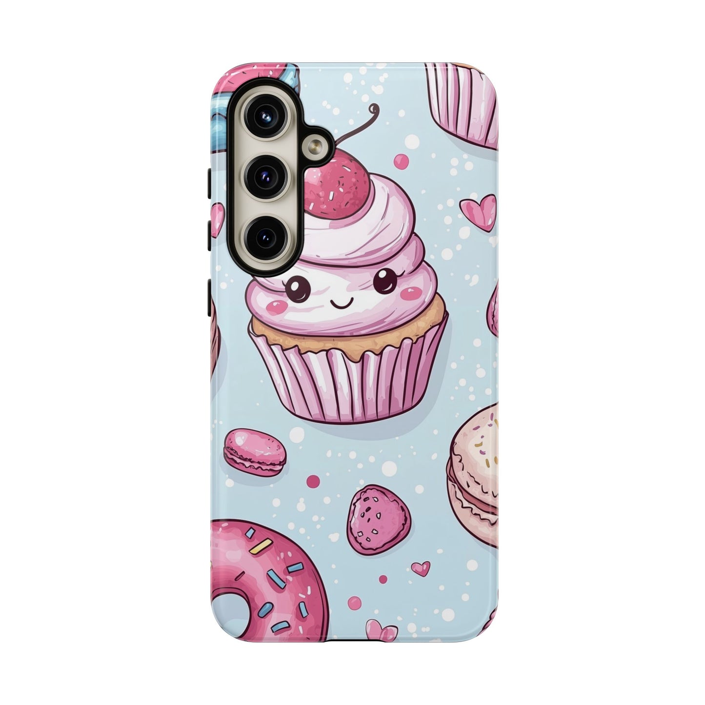 Kawaii Sweets: Adorable Dessert Anime Phone Case for iPhone, Samsung, Google Pixel