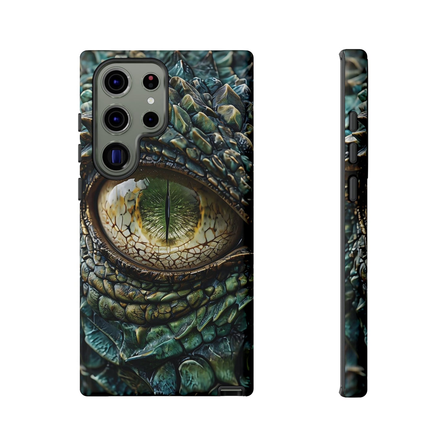 A Dragon's Eye With Intricate Scales phone case design.