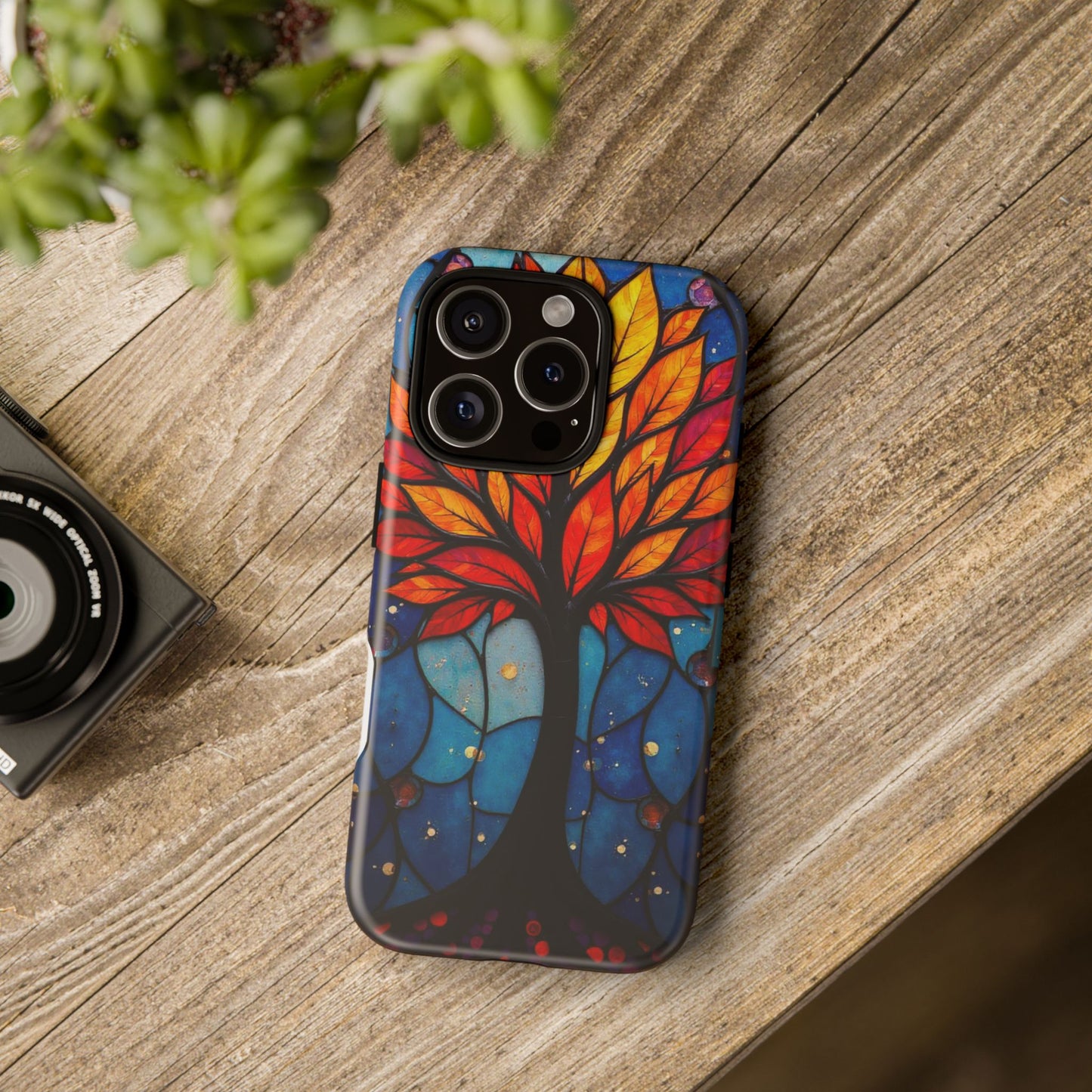 Stained Glass Tree: A Burst of Vibrant Elegance