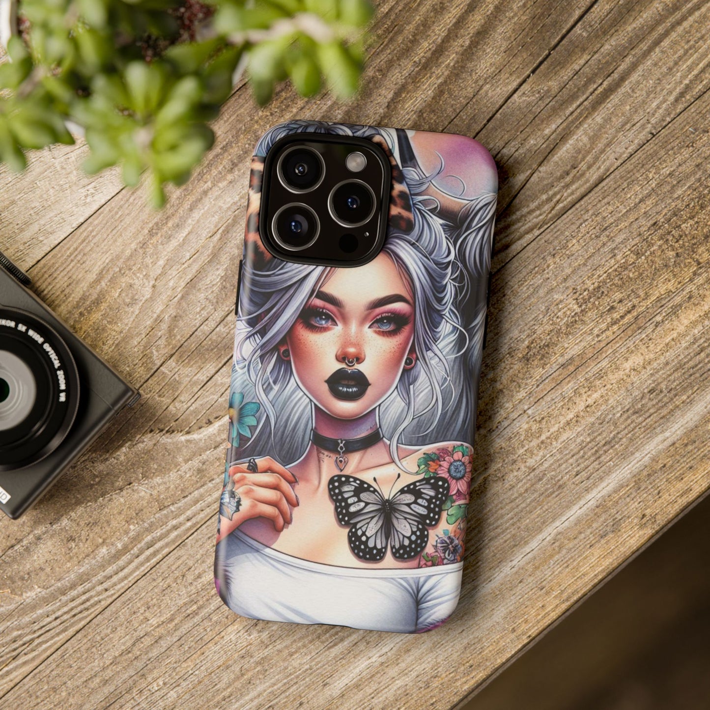 Wild Spirit – Gothic Chic & Nature Fusion Mobile Cover
