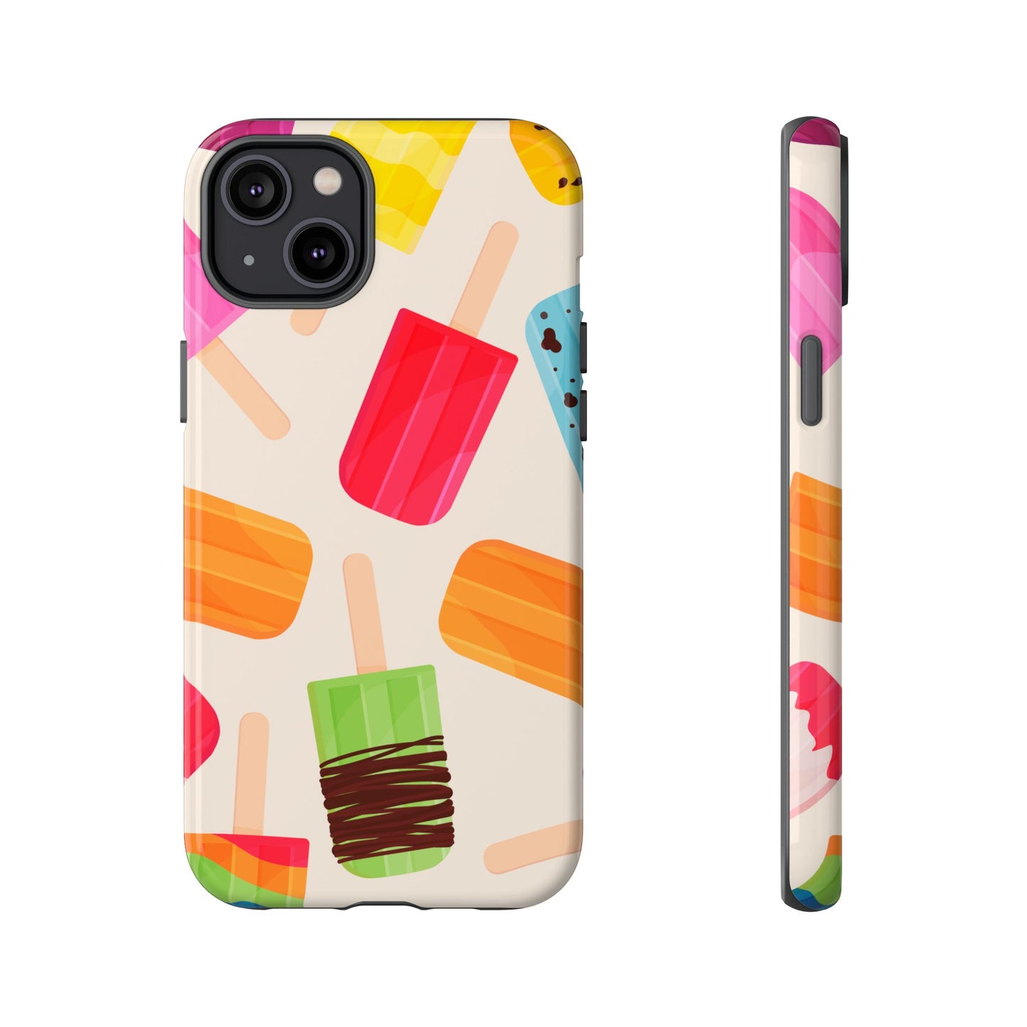 Colorful Popsicle Pattern Phone Case for iPhone, Google Pixel, Samsung