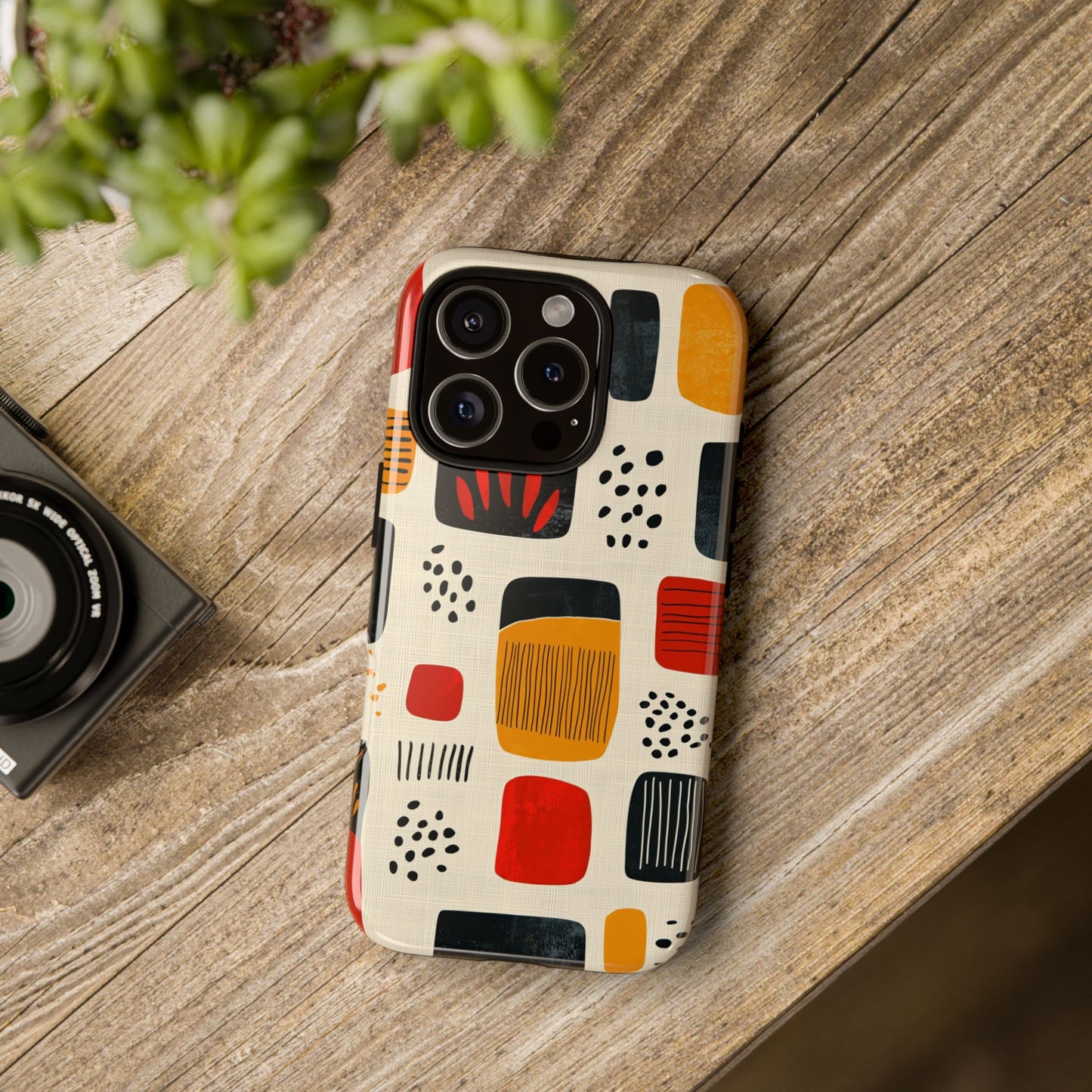 Boho Vibes – Abstract Tribal Pattern Phone Case for iPhone, Pixel & Samsung