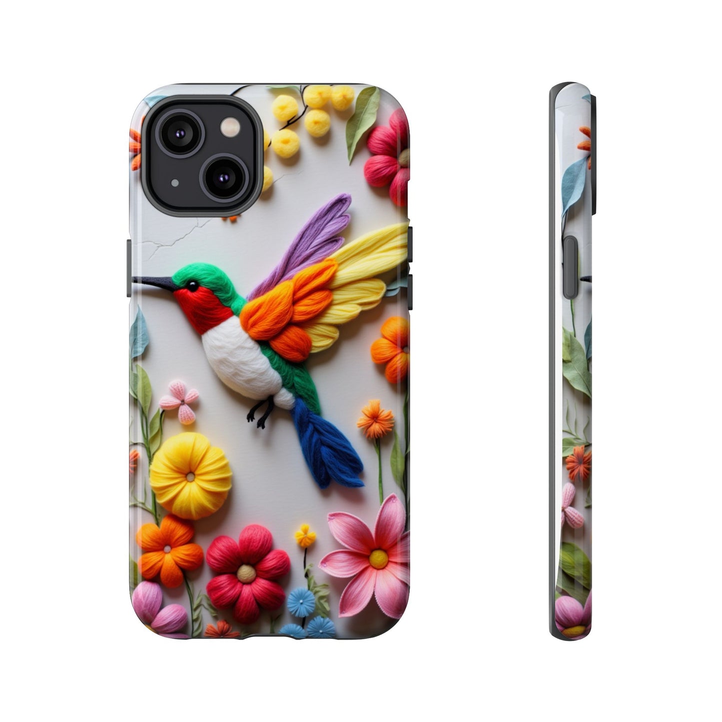 Elegant Hummingbird with Floral Mosaic Design | Nature's Artistic Vibes | Pixel 8 pro