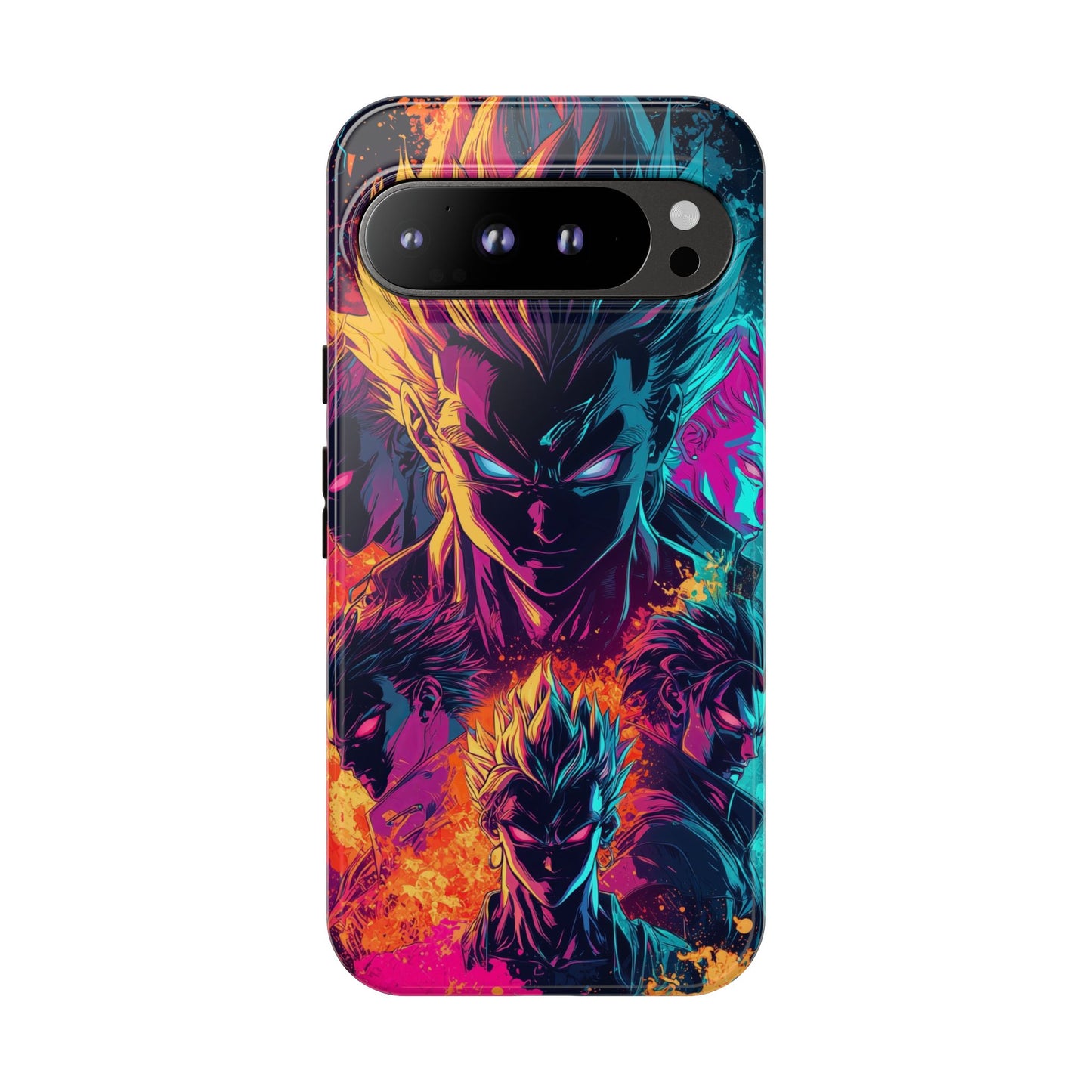 Multiverse Saiyan Rebellion | Comic-Style Anime Warriors Explosion Phone Case for iPhone, Samsung & Pixel