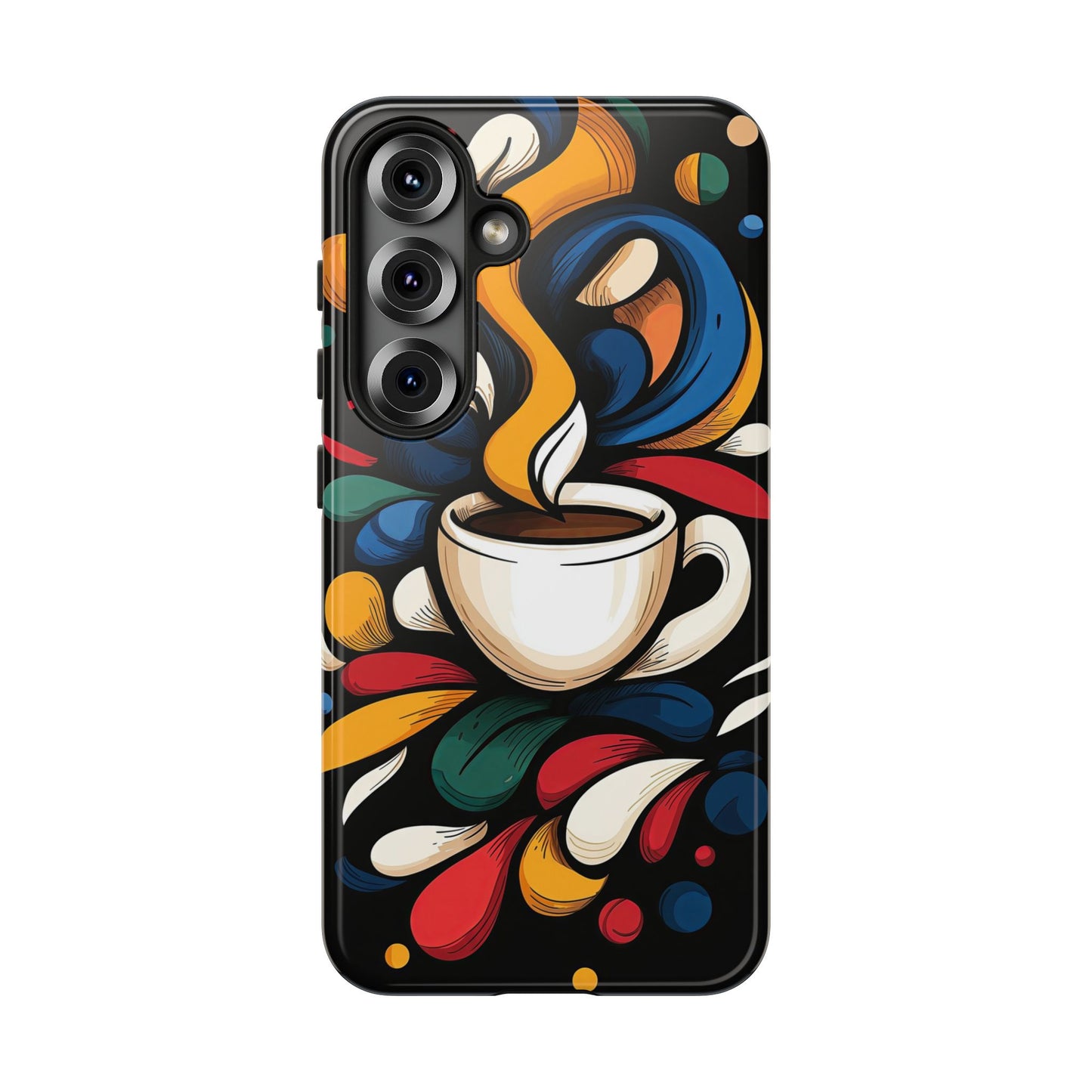 Brewed Blooms – Coffee & Color Floral Case for iPhone, Pixel & Samsung
