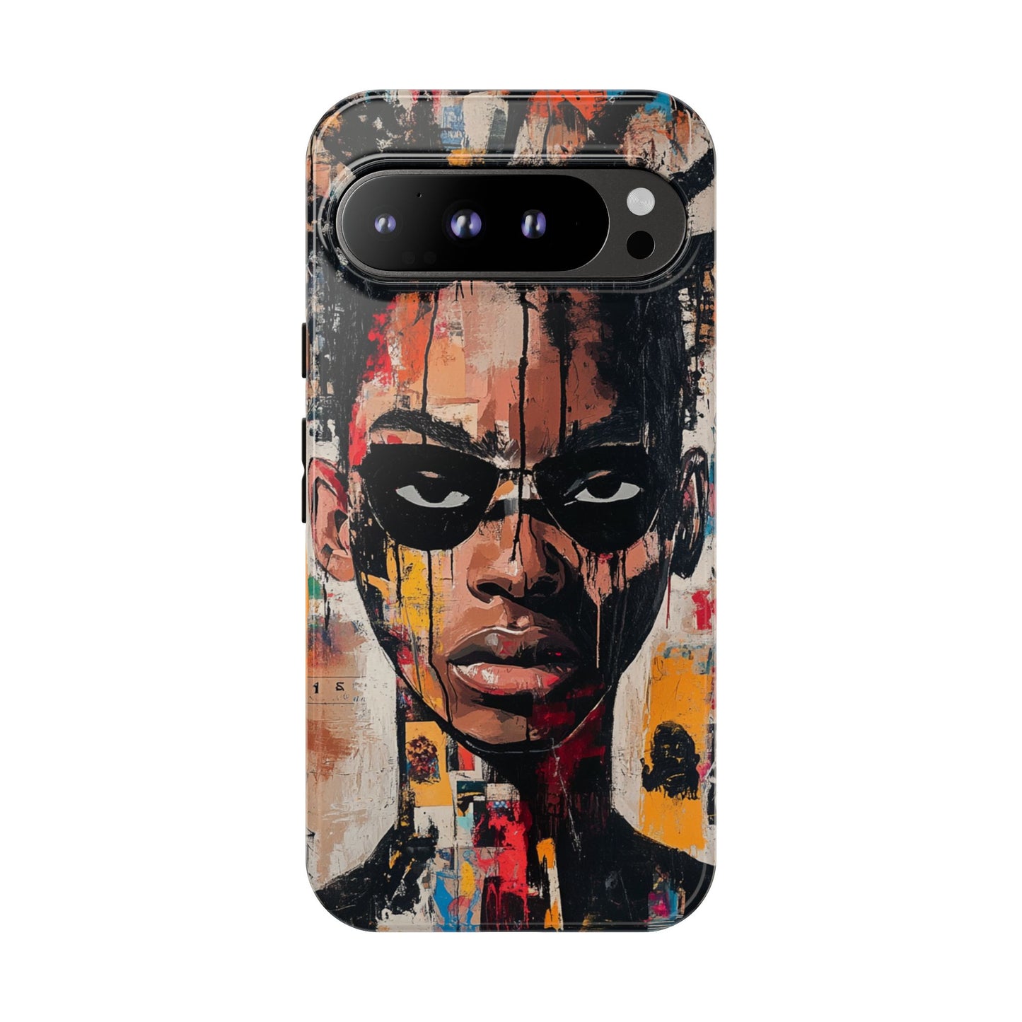 Abstract Graffiti Phone Case – Basquiat Art Inspired - iPhone, Samsung & Google Pixel Cover - Artistic Painting Case, Art Lover Gift