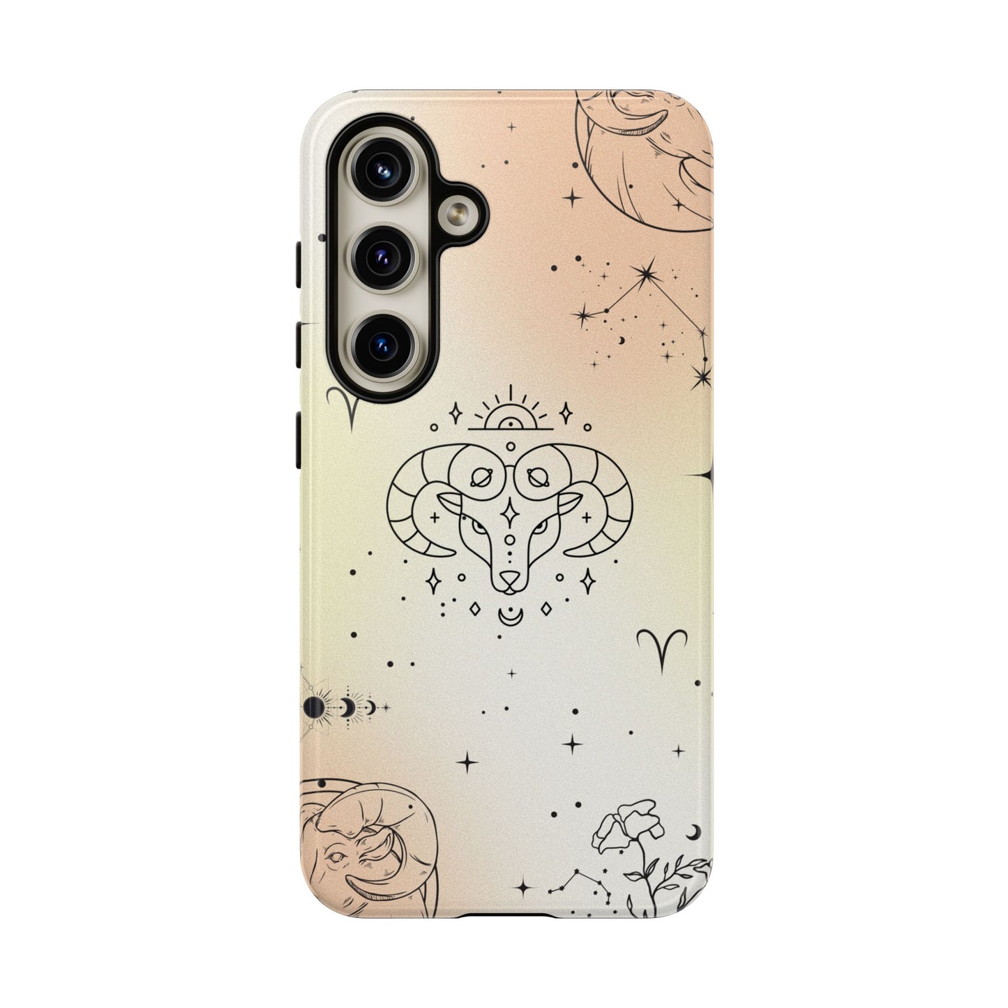 Aries Zodiac Sign Phone Case β Bold & Fiery Design for iPhone, Samsung & Google Pixel