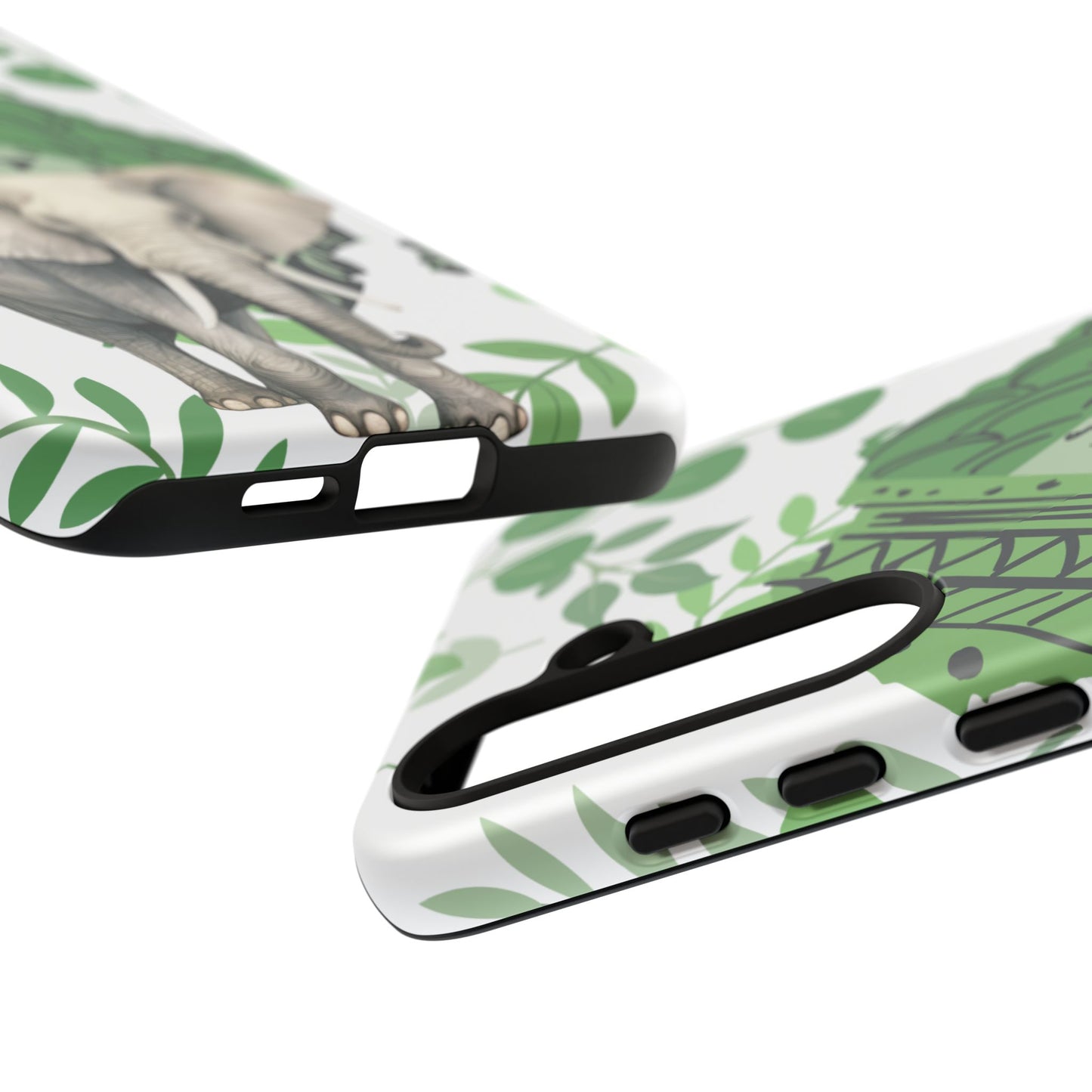 Tropical Elephant Mobile Cover – Nature-Inspired Boho Art