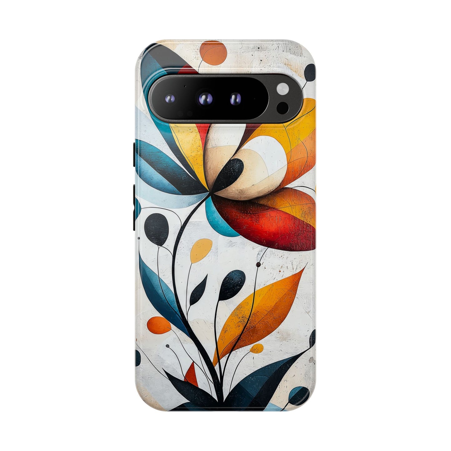 Prism Bloom – Bold Geometric Floral Case for iPhone, Pixel & Samsung