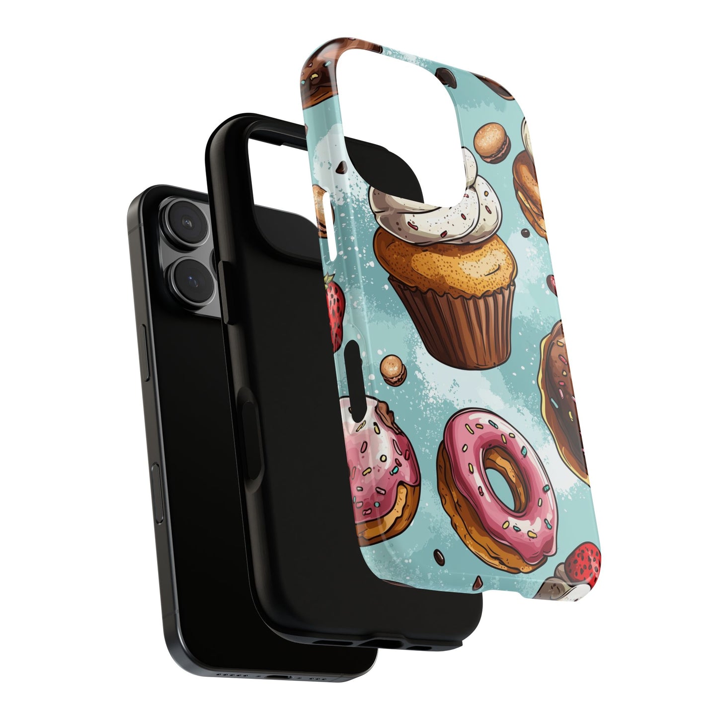 Sweet Bliss: Anime Dessert Delight Phone Case for iPhone, Samsung, Google Pixel