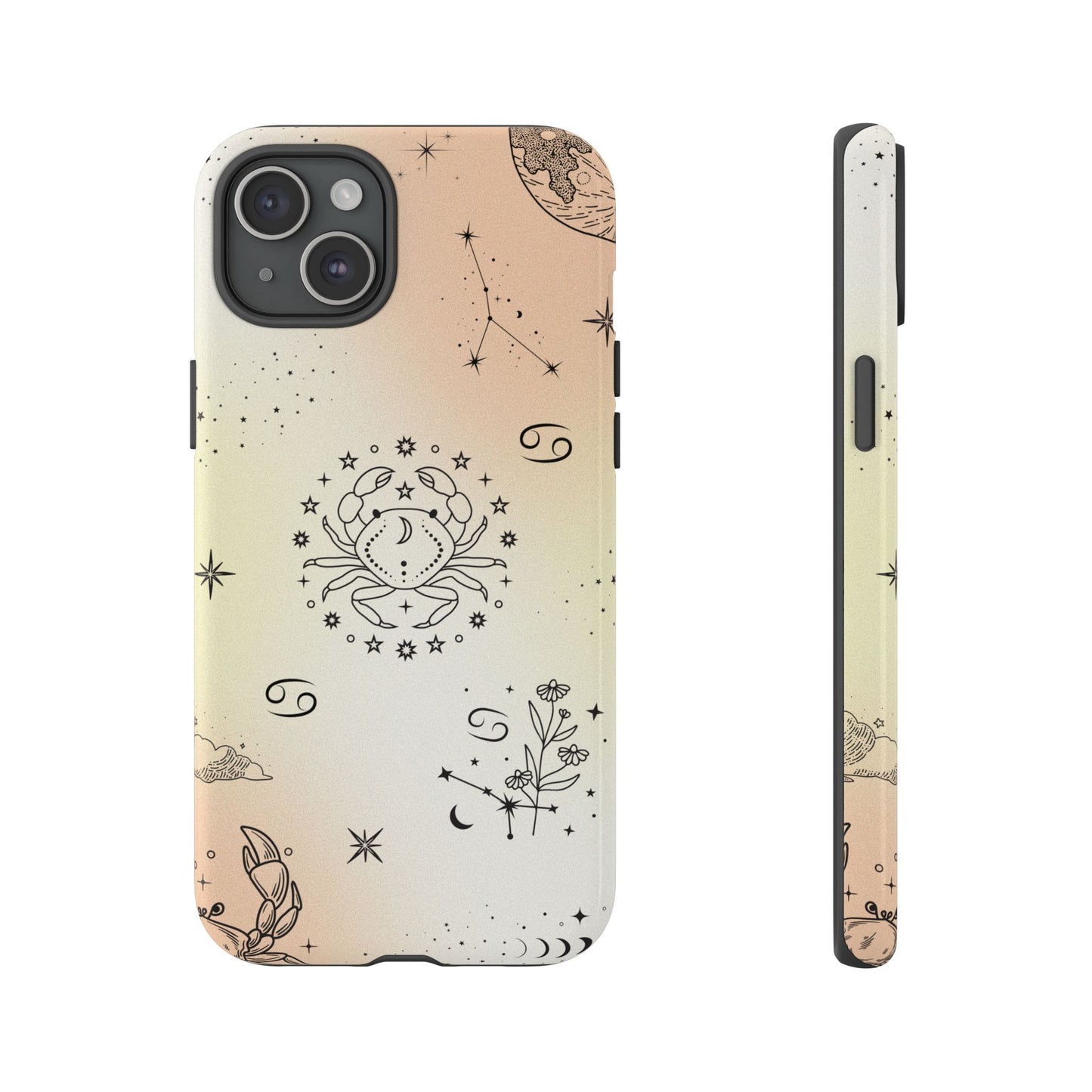 Cancer Zodiac Sign Phone Case β Soft & Protective Shell for iPhone, Samsung & Google Pixel
