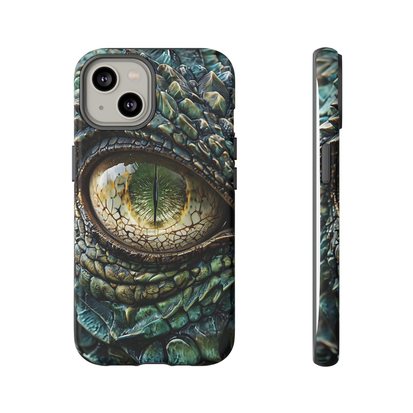 A Dragon's Eye With Intricate Scales phone case design.