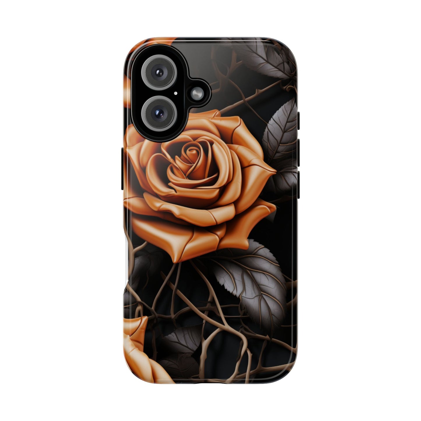 Midnight Gold Rose Mobile Case