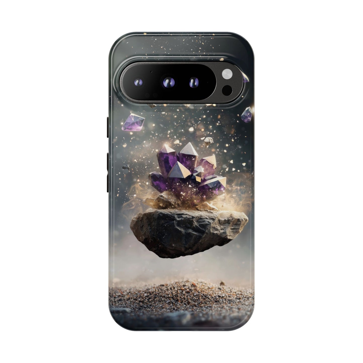 Mystic Amethyst Stones Phone Case for iPhone, Samsung & Google Pixel