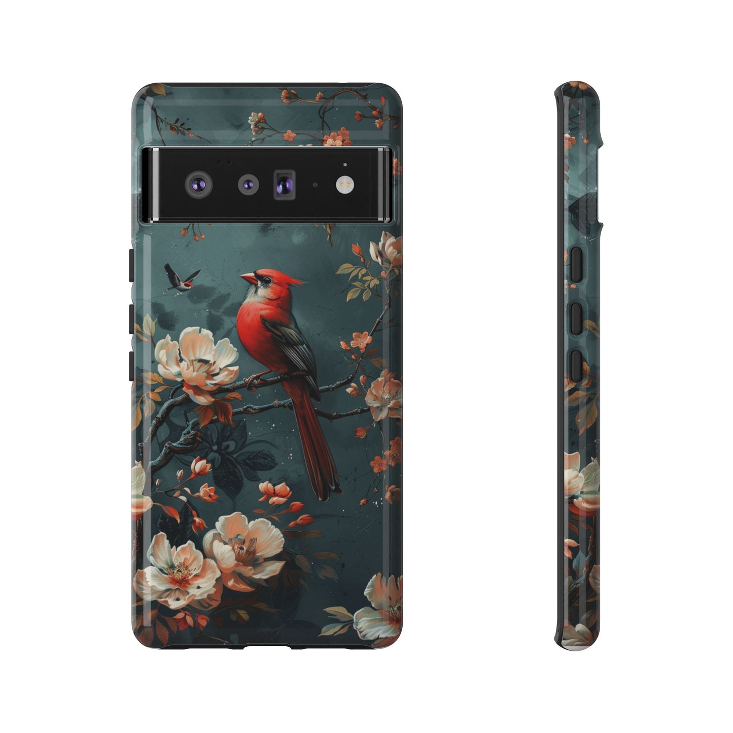 Floral Bird Phone Case β Elegant Nature-Inspired Cover for iPhone, Samsung & Google Pixel