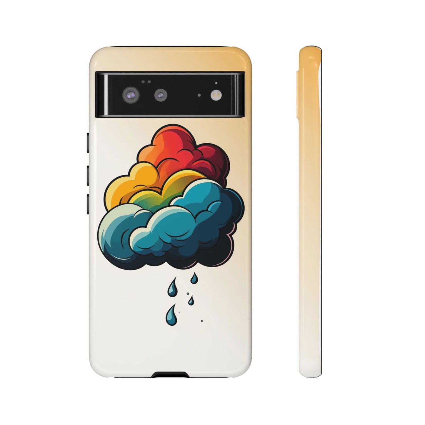 Whimsical Anime Cloud Phone Case for iPhone, Samsung, Google Pixel