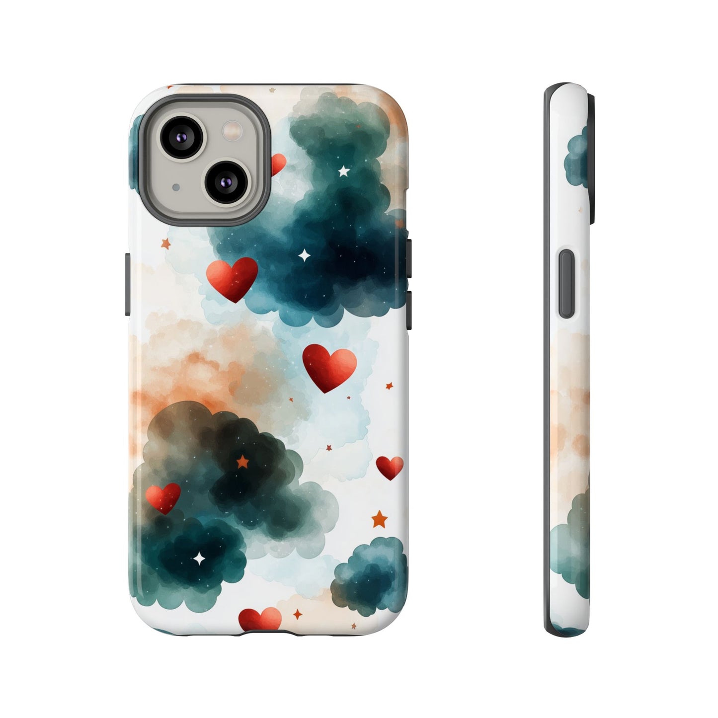 Celestial Heart Drift - Anime Aesthetic Phone Case for iPhone, Samsung, Google Pixel