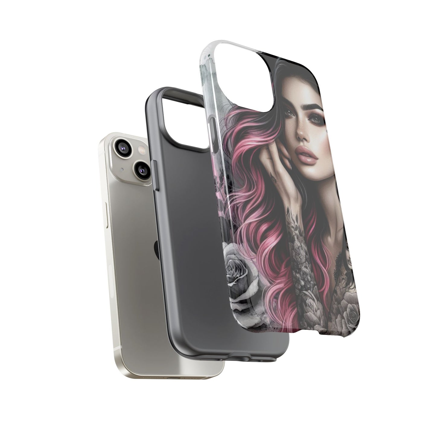 Tattooed Elegance – Gothic Art Mobile Cover