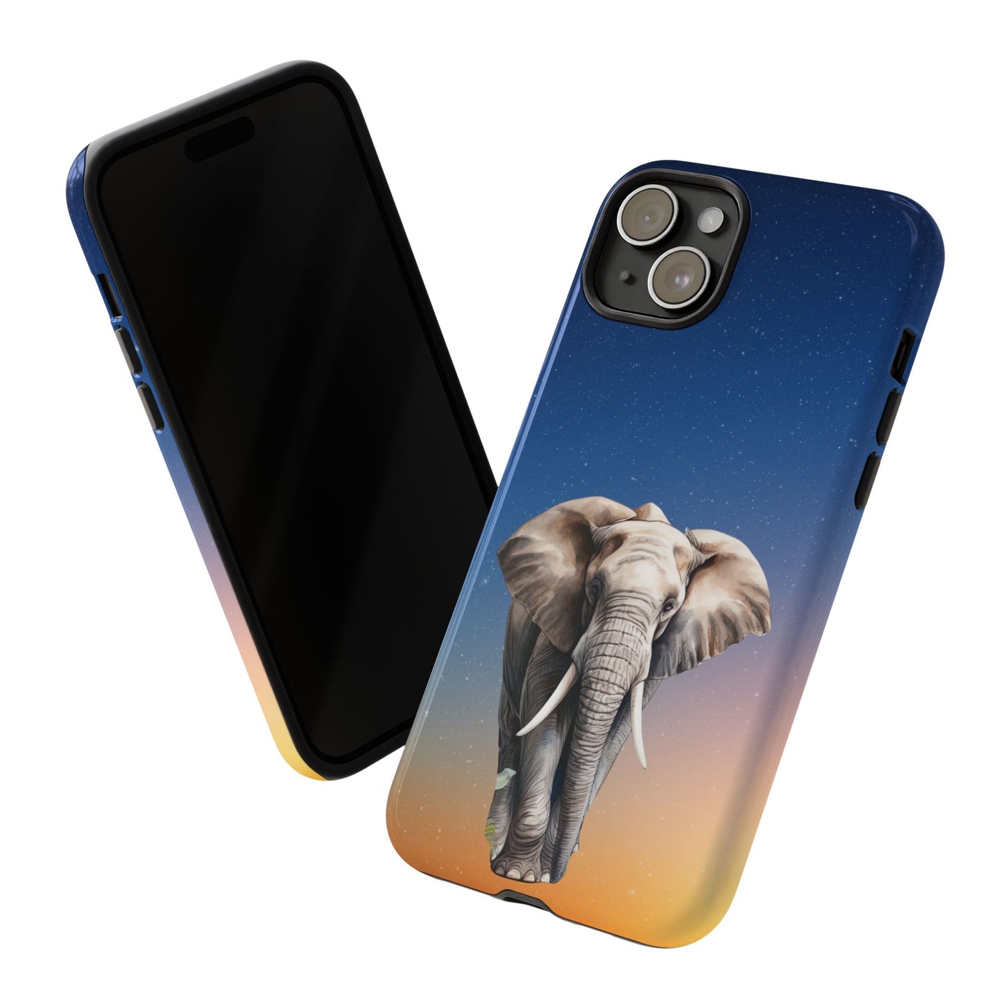 Celestial Elephant Mobile Cover – Dreamy Night Sky Aesthetic