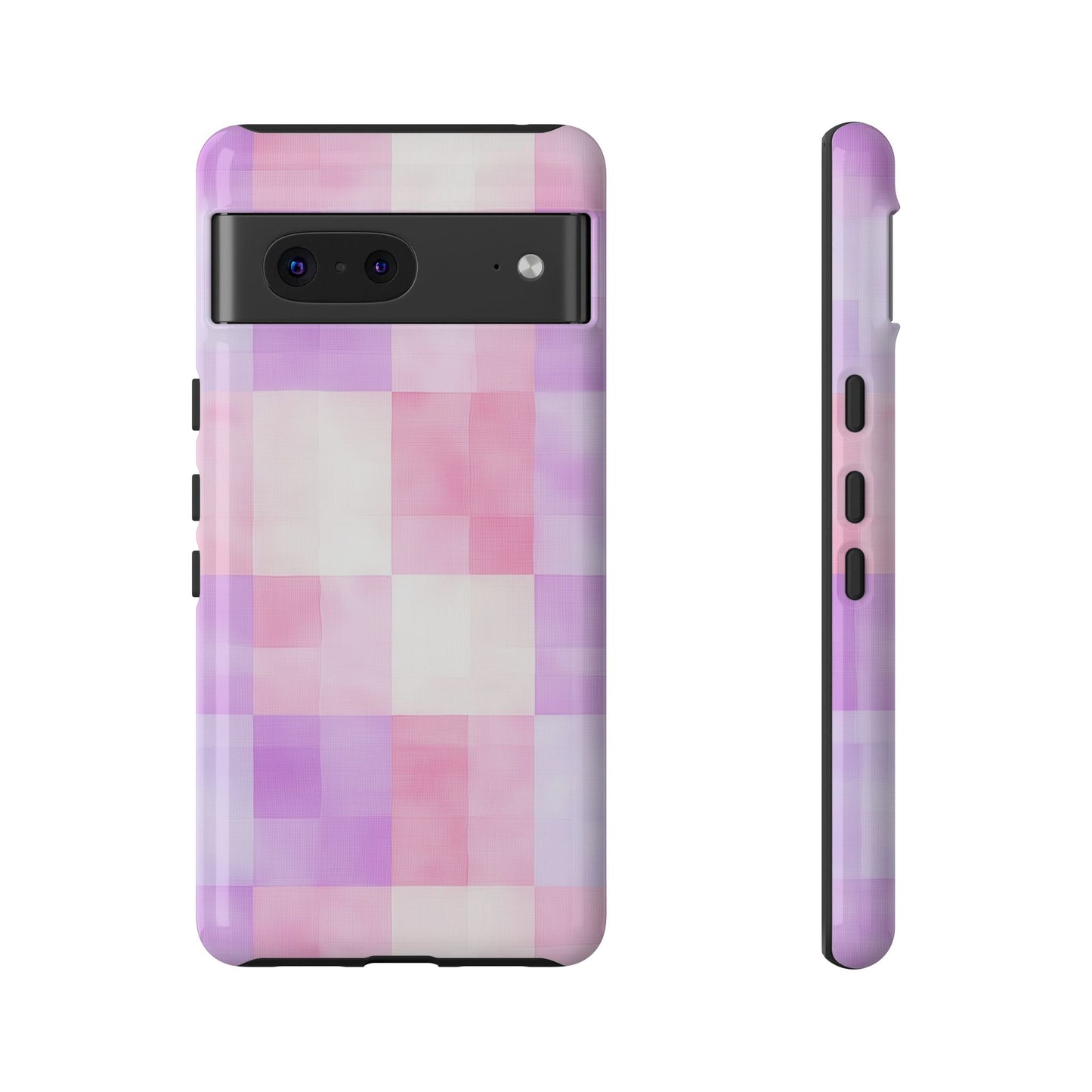 Kawaii Gingham Pastel Phone Case for iPhone, Samsung, Google Pixel