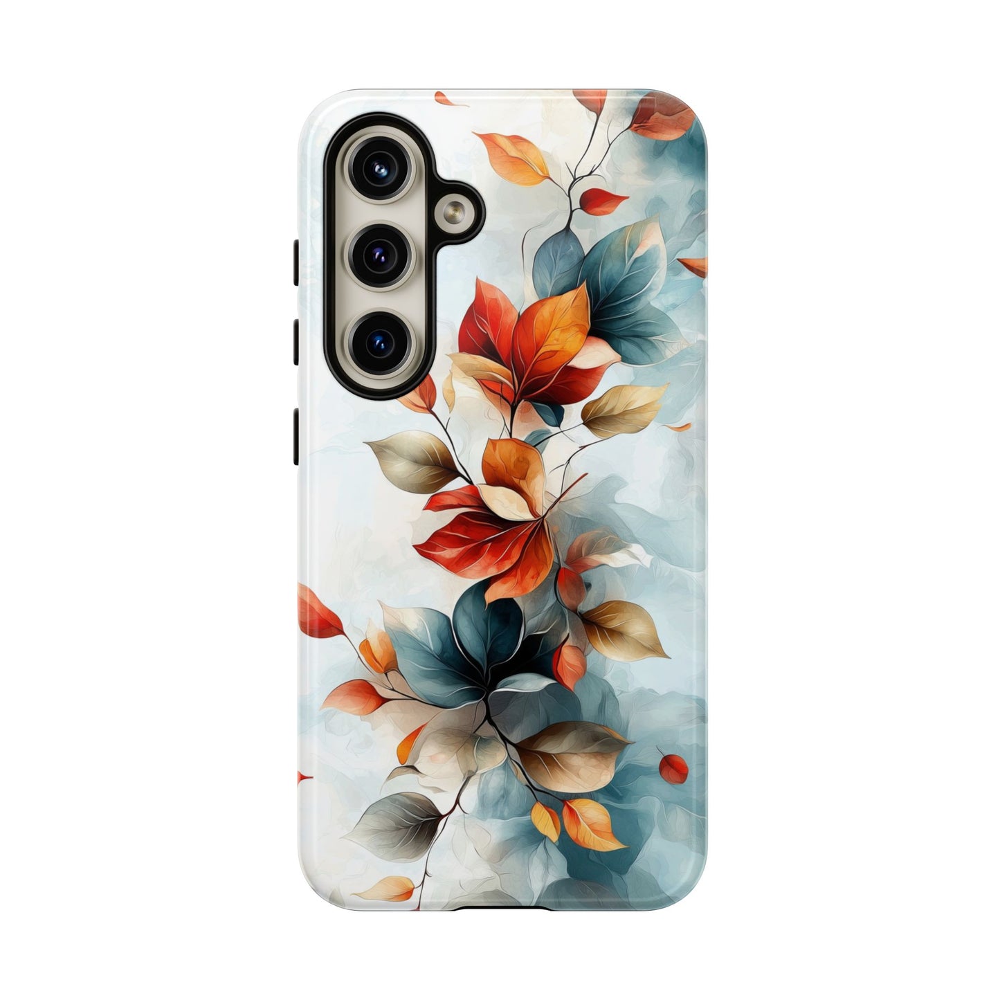 Whispering Leaves | Elegant Watercolor Floral Phone Case