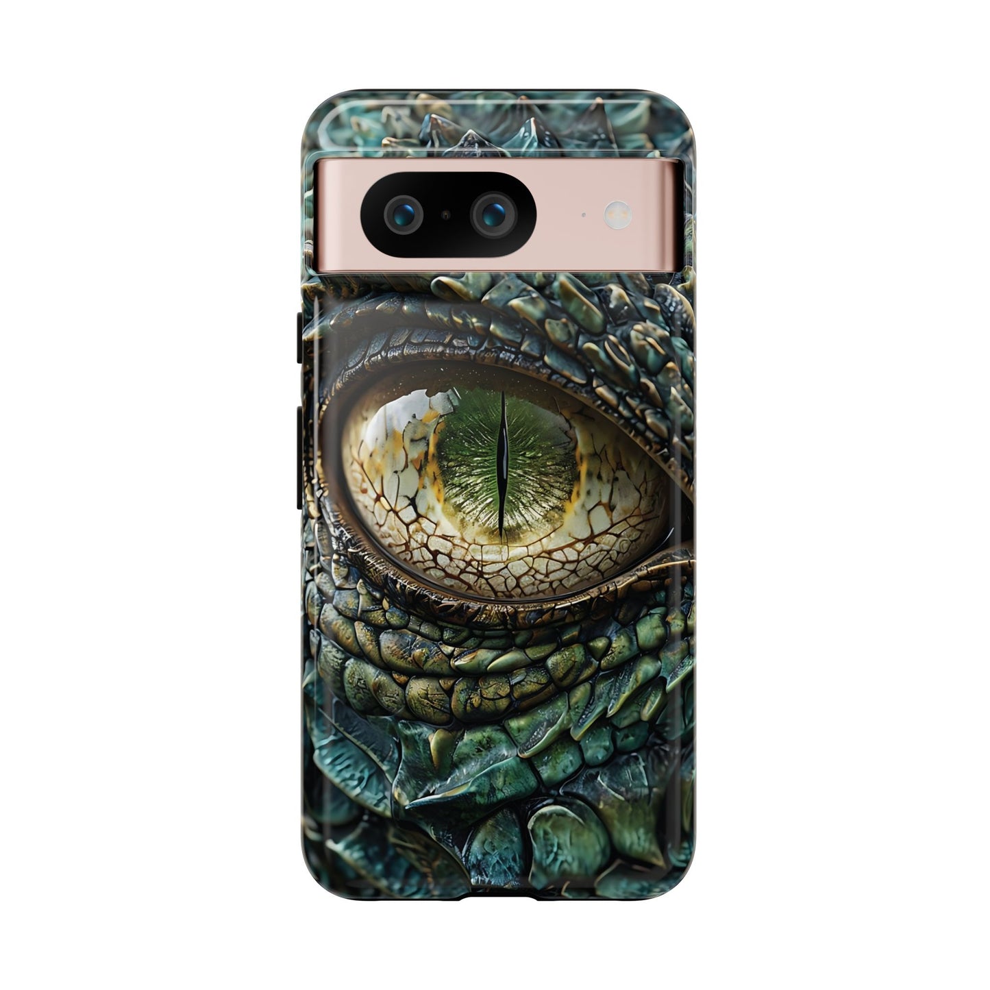 A Dragon's Eye With Intricate Scales phone case design.