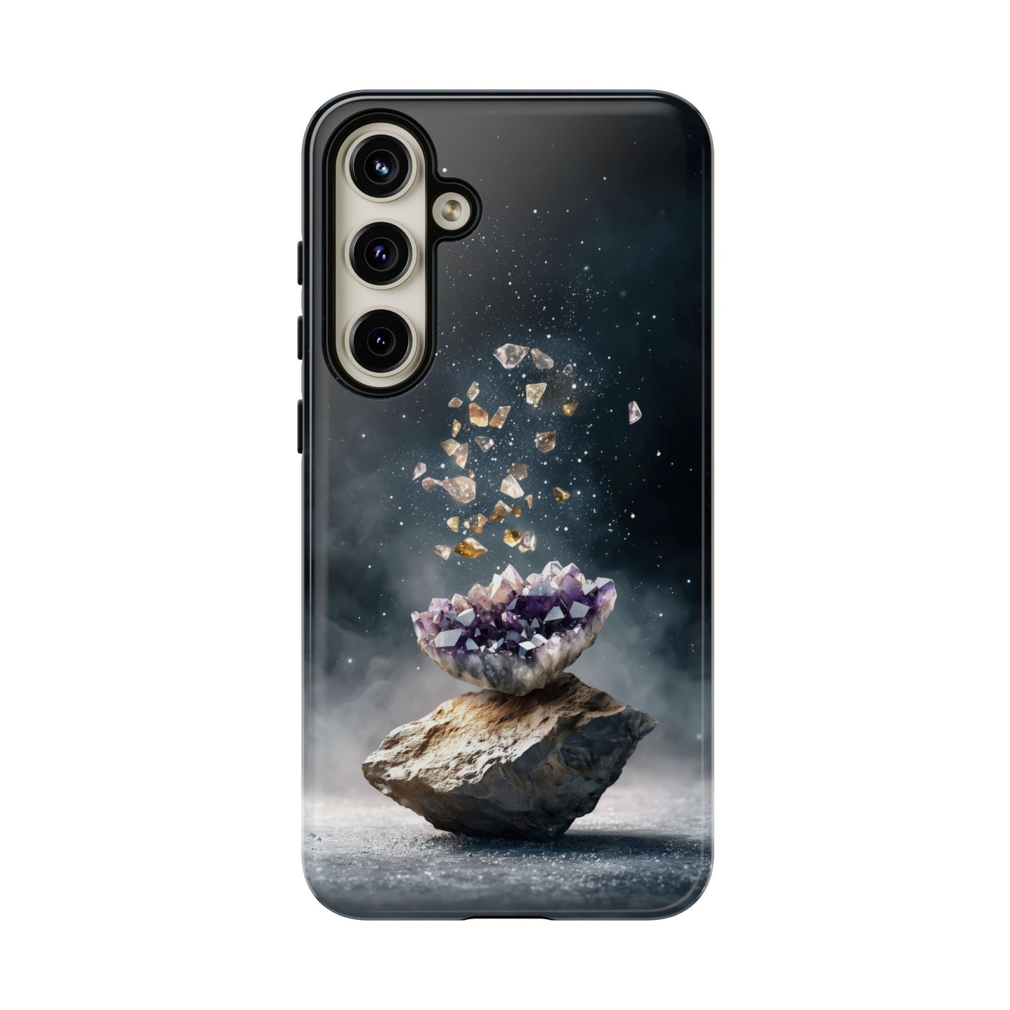 Mystic Amethyst Stones Phone Case for iPhone, Samsung & Google Pixel
