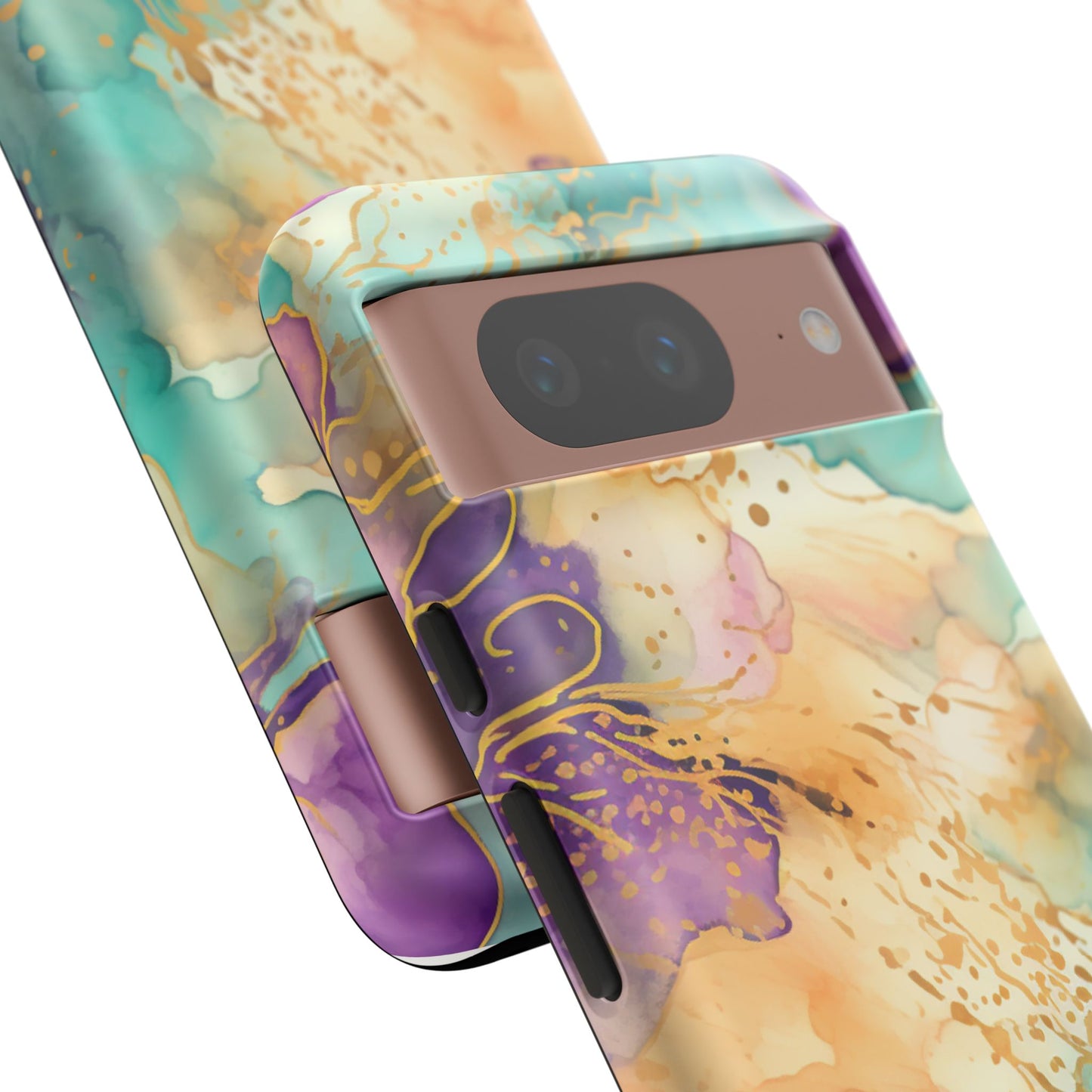 Golden Aura Abstract Watercolor Mobile Case