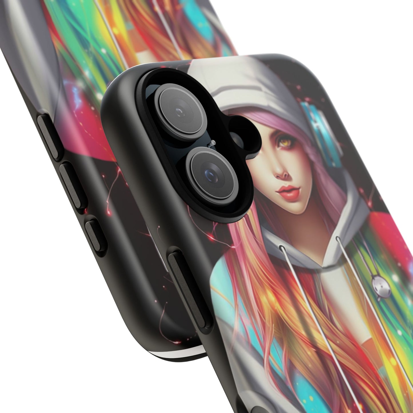 Anime Girl Phone Case - Cute Aesthetic Cover for iPhone, Samsung & Google Pixel, Girly Phone Case, Kawaii Phone Case, Anime Lover Gift