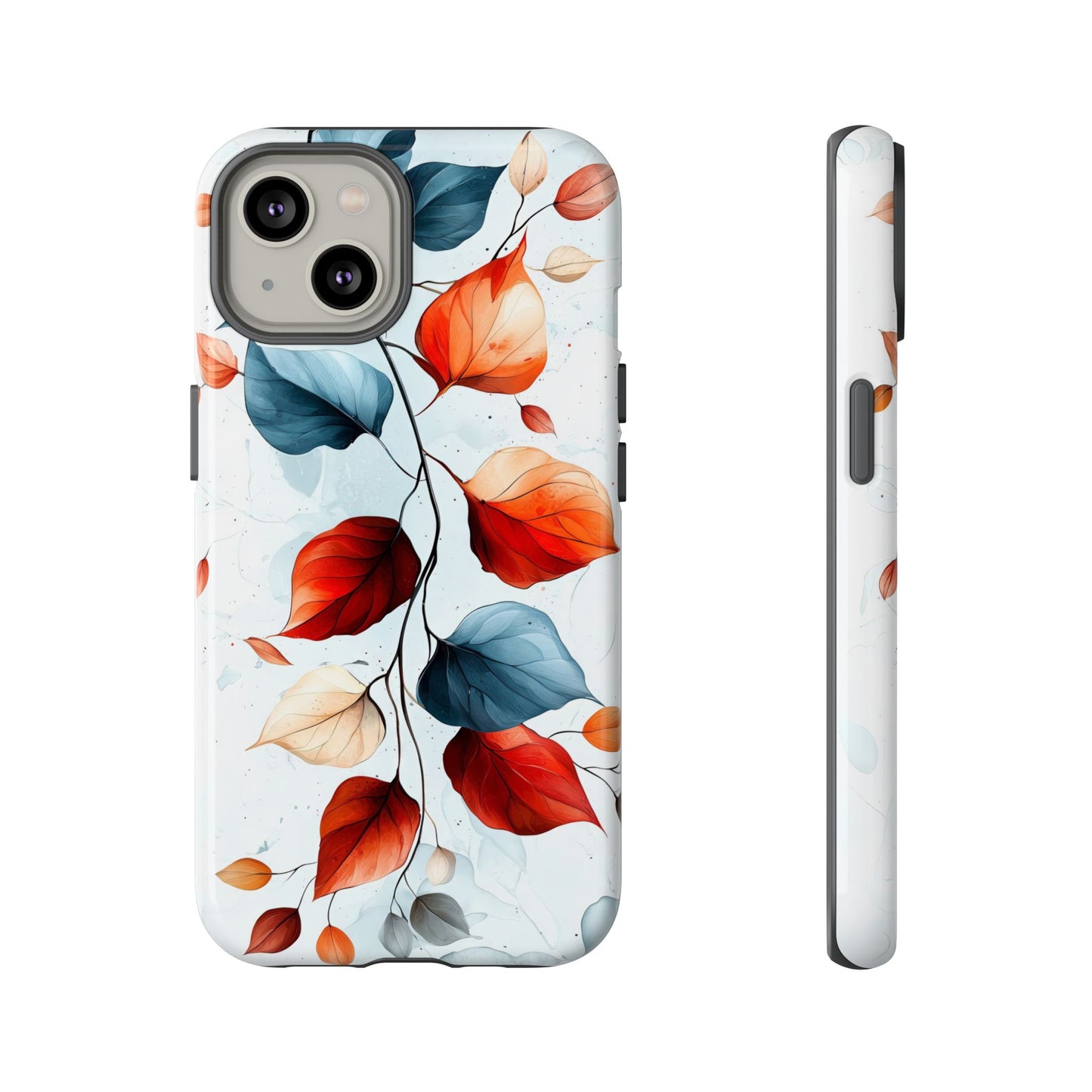 Crimson Drift | Minimalist Botanical Phone Case for iPhone, Pixel & Samsung