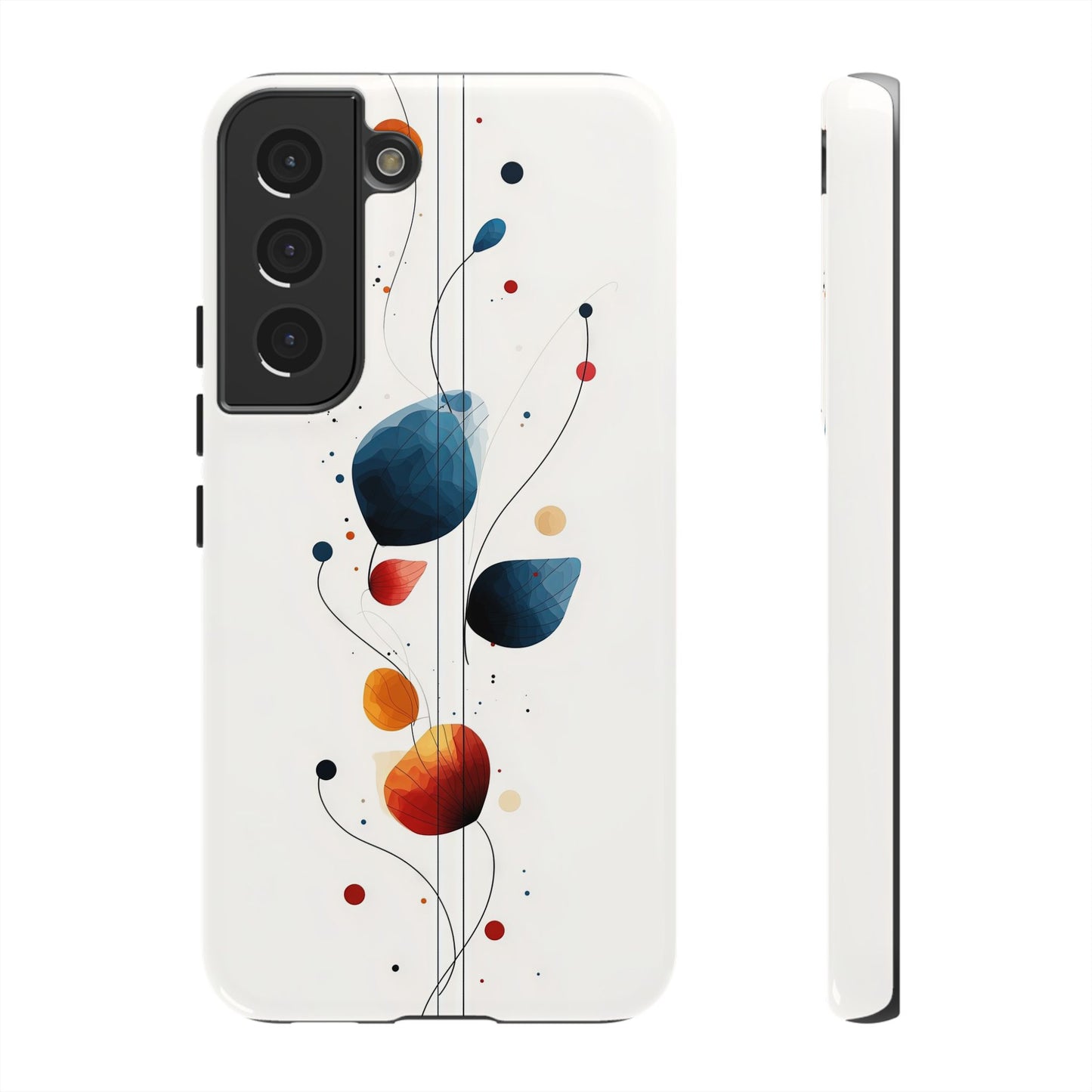 Celestial Dots Abstract Phone Case – Space-Inspired Art for iPhone, Samsung & Pixel