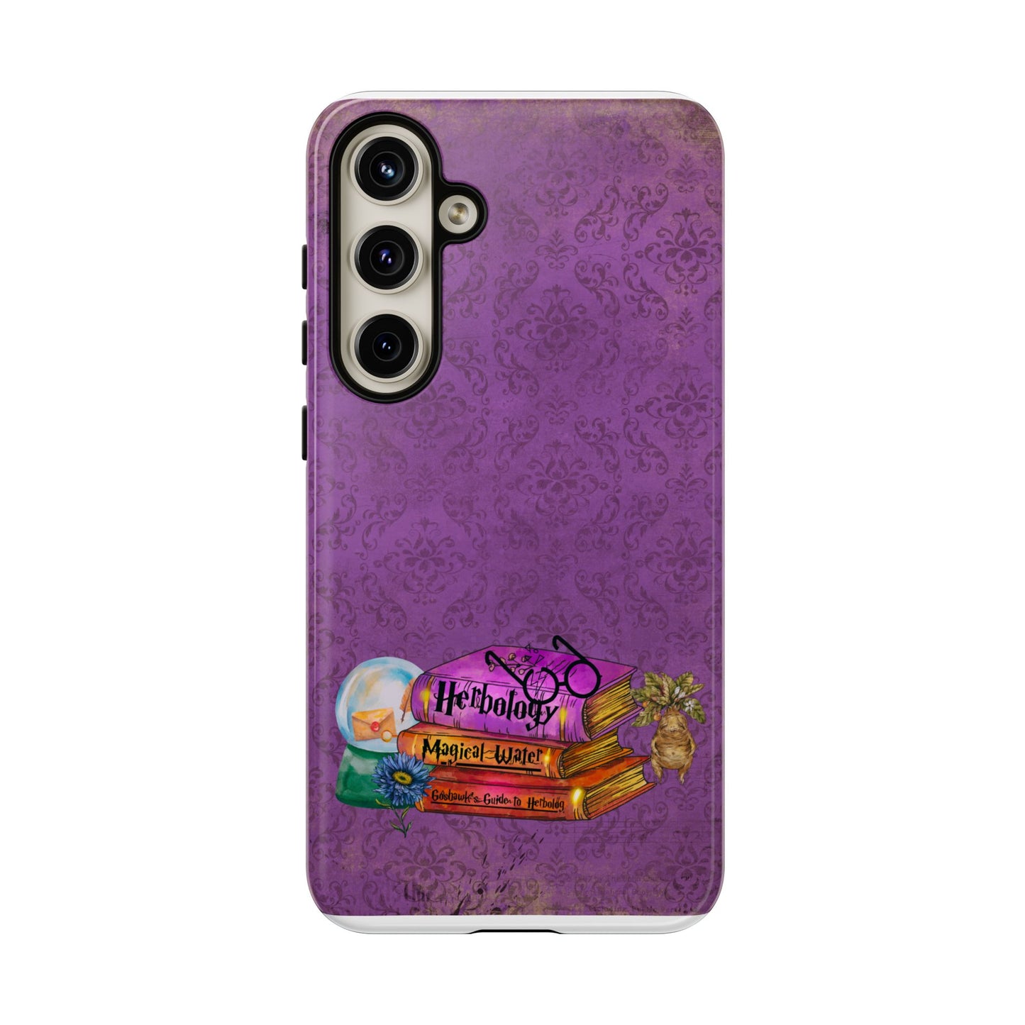 Herbology, Magical Water Witchy Phone Case for iPhone, Samsung & Google Pixel, Books Lover Gift