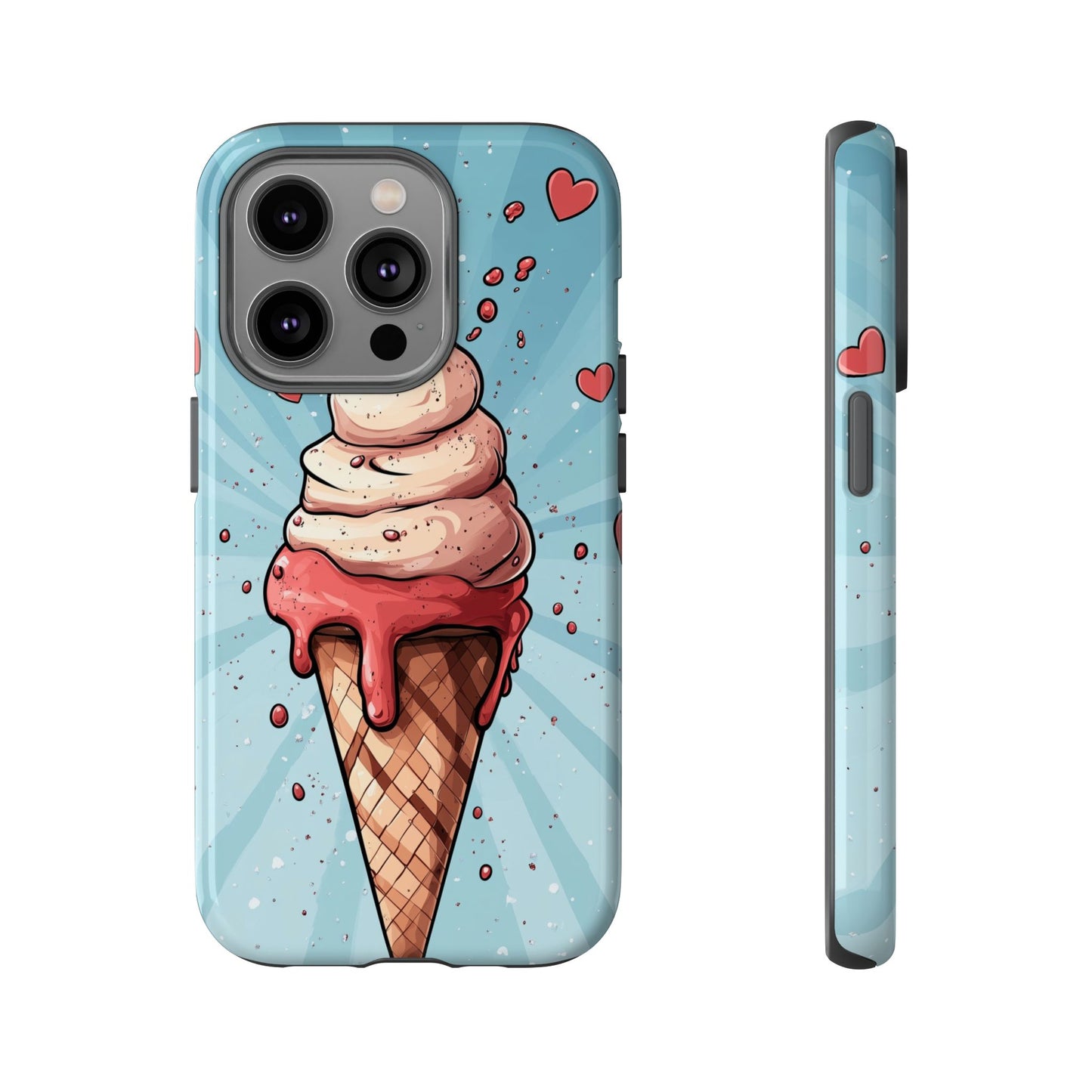 Sweet Scoop Anime Ice Cream Phone Case iPhone, Samsung, Google Pixel