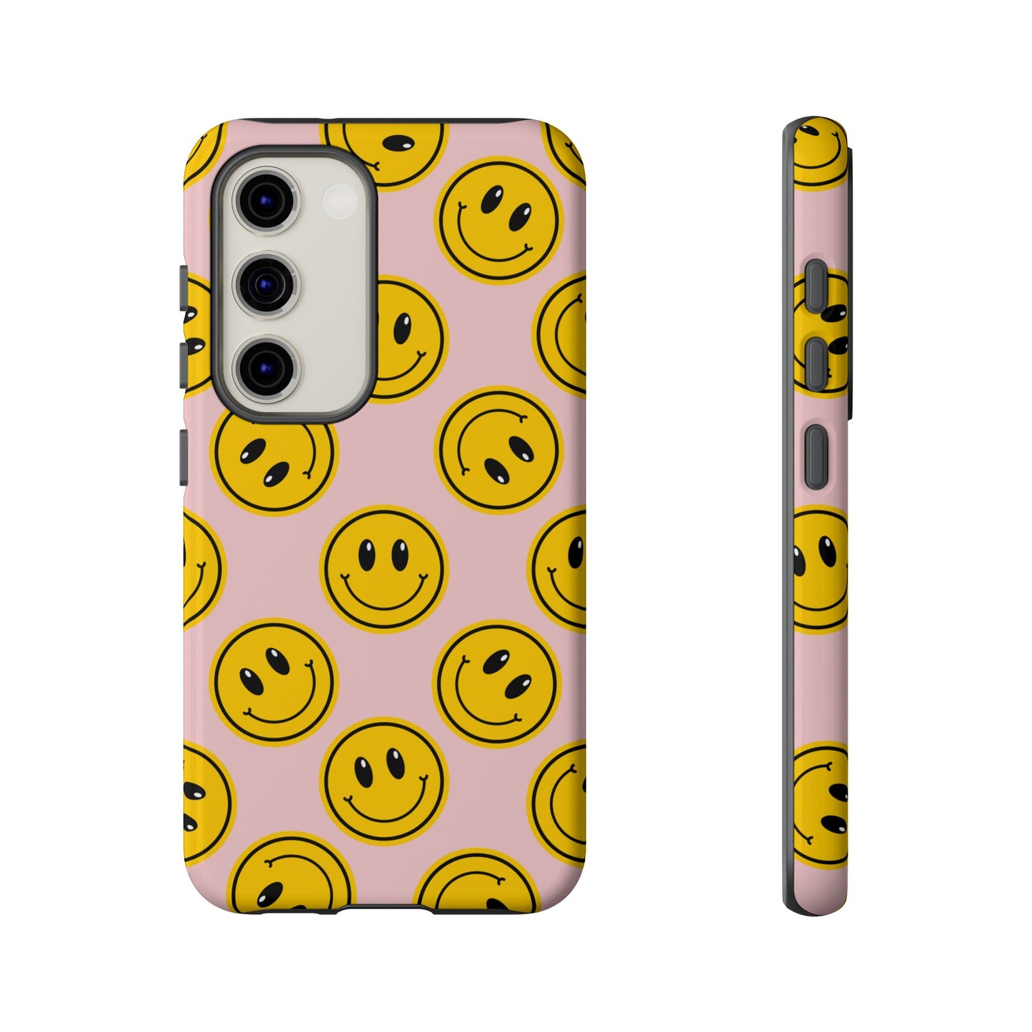 Retro Smiley Face Phone Case – Vintage Aesthetic Cover for iPhone, Samsung & Google Pixel