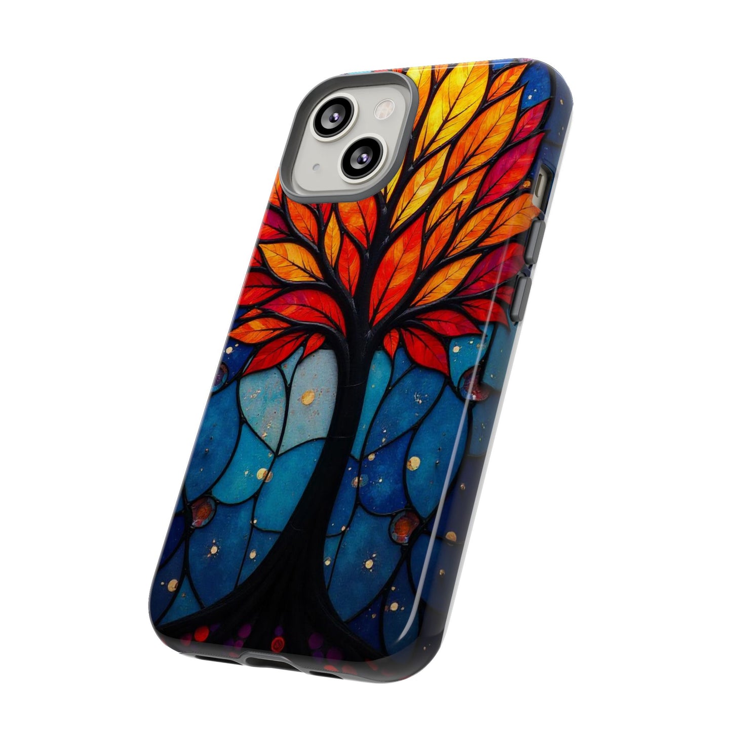 Stained Glass Tree: A Burst of Vibrant Elegance