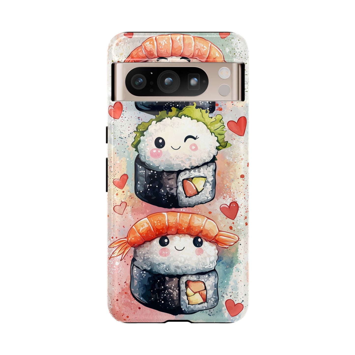 Sweet Sushi Trio - Anime Phone Case Cover for iPhone, Samsung, Google Pixel