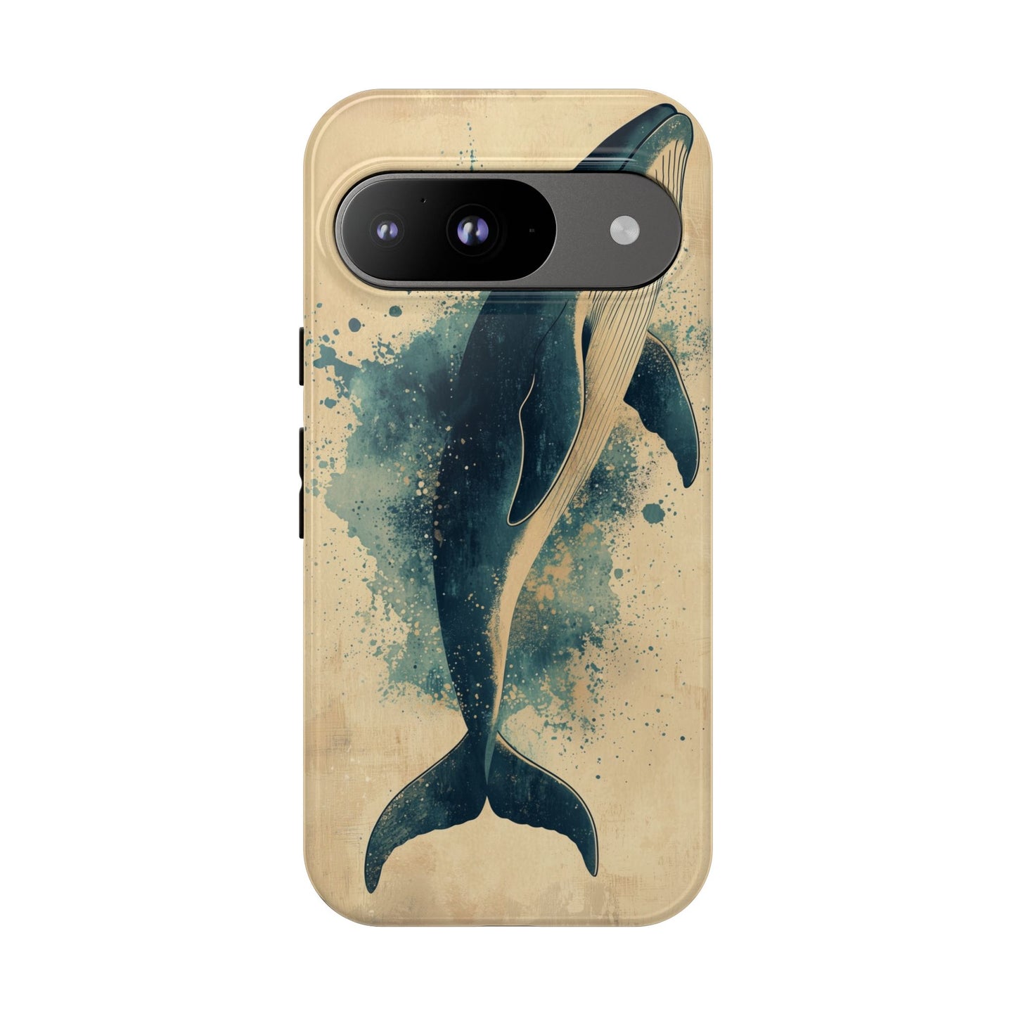 Ocean Majesty: Watercolor Whale Case for iPhone, Samsung & Pixel