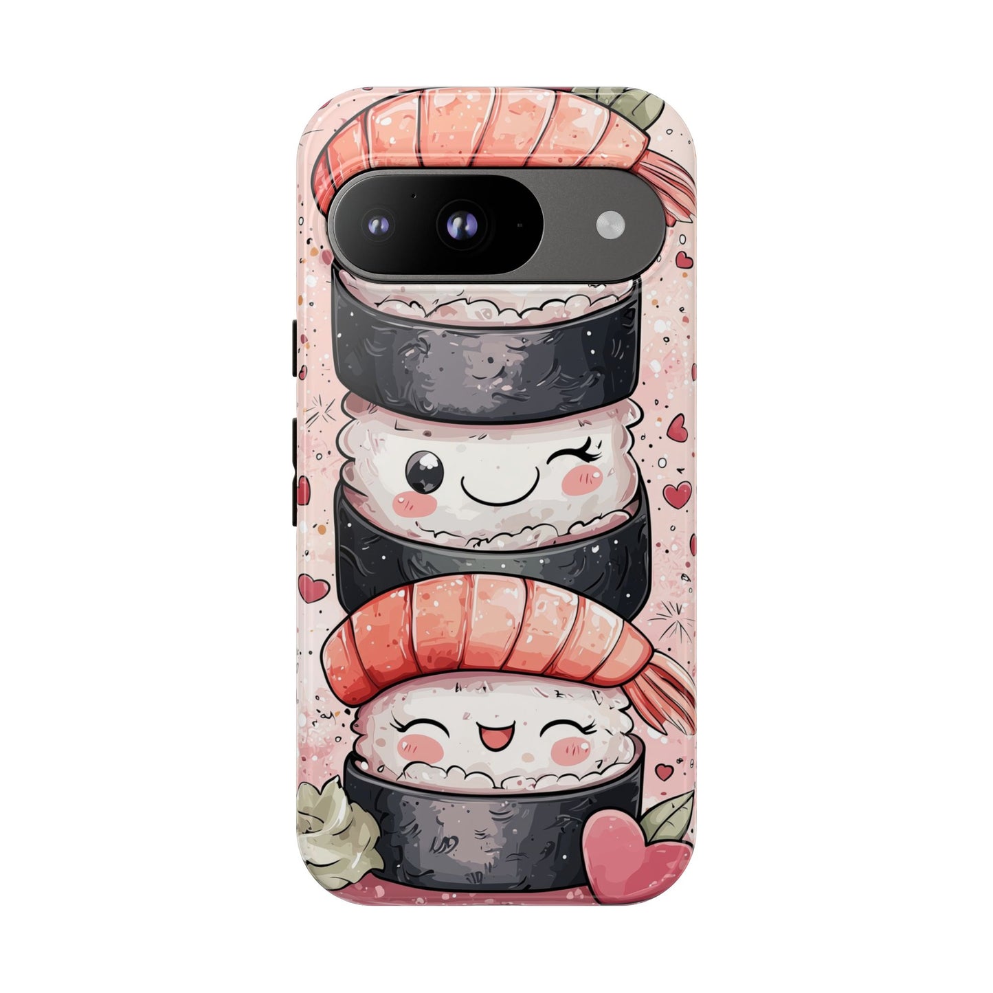 Anime Sushi Stack Phone Case β Cute & Tasty-Inspired Design for iPhone, Samsung, and Google Pixel