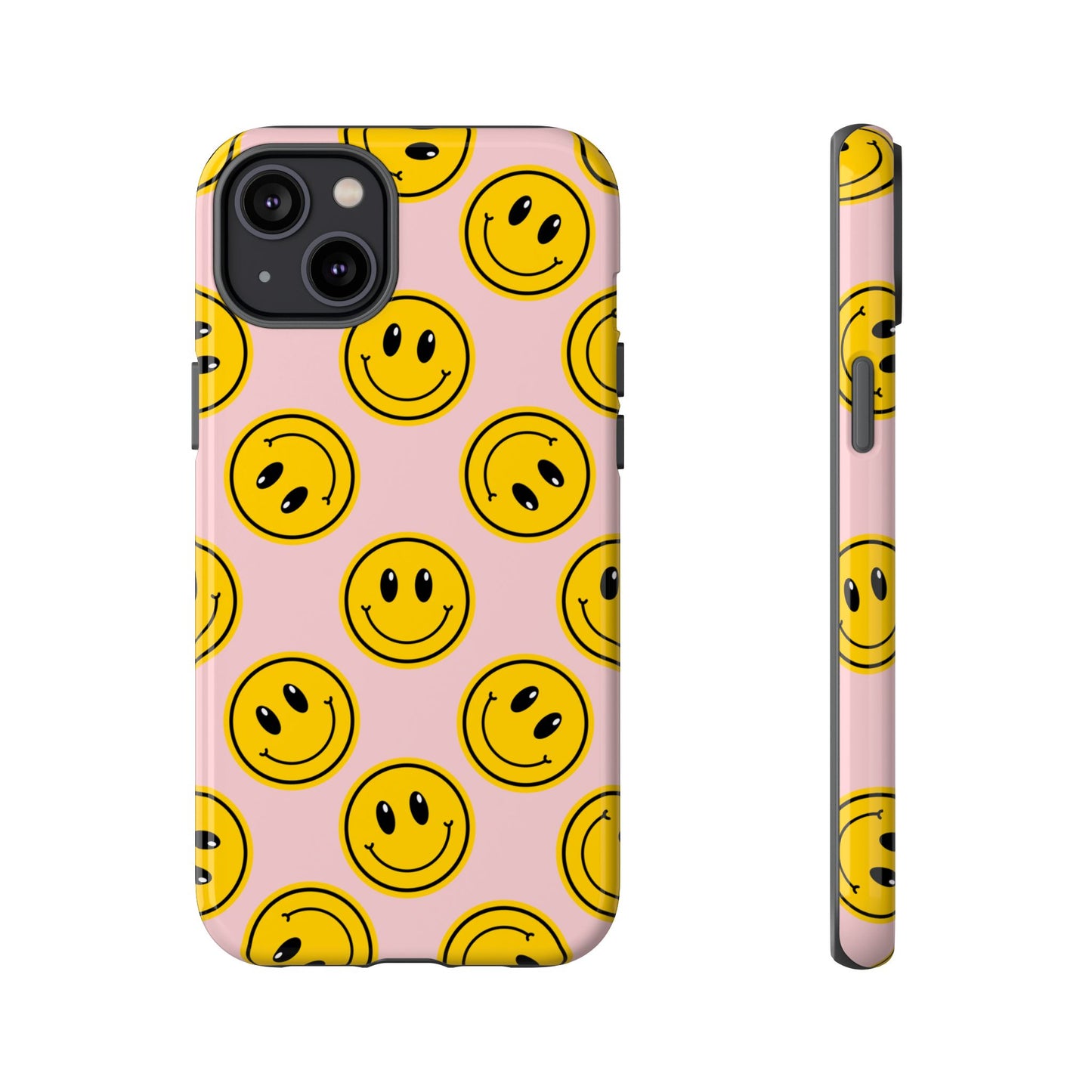 Retro Smiley Face Phone Case – Vintage Aesthetic Cover for iPhone, Samsung & Google Pixel