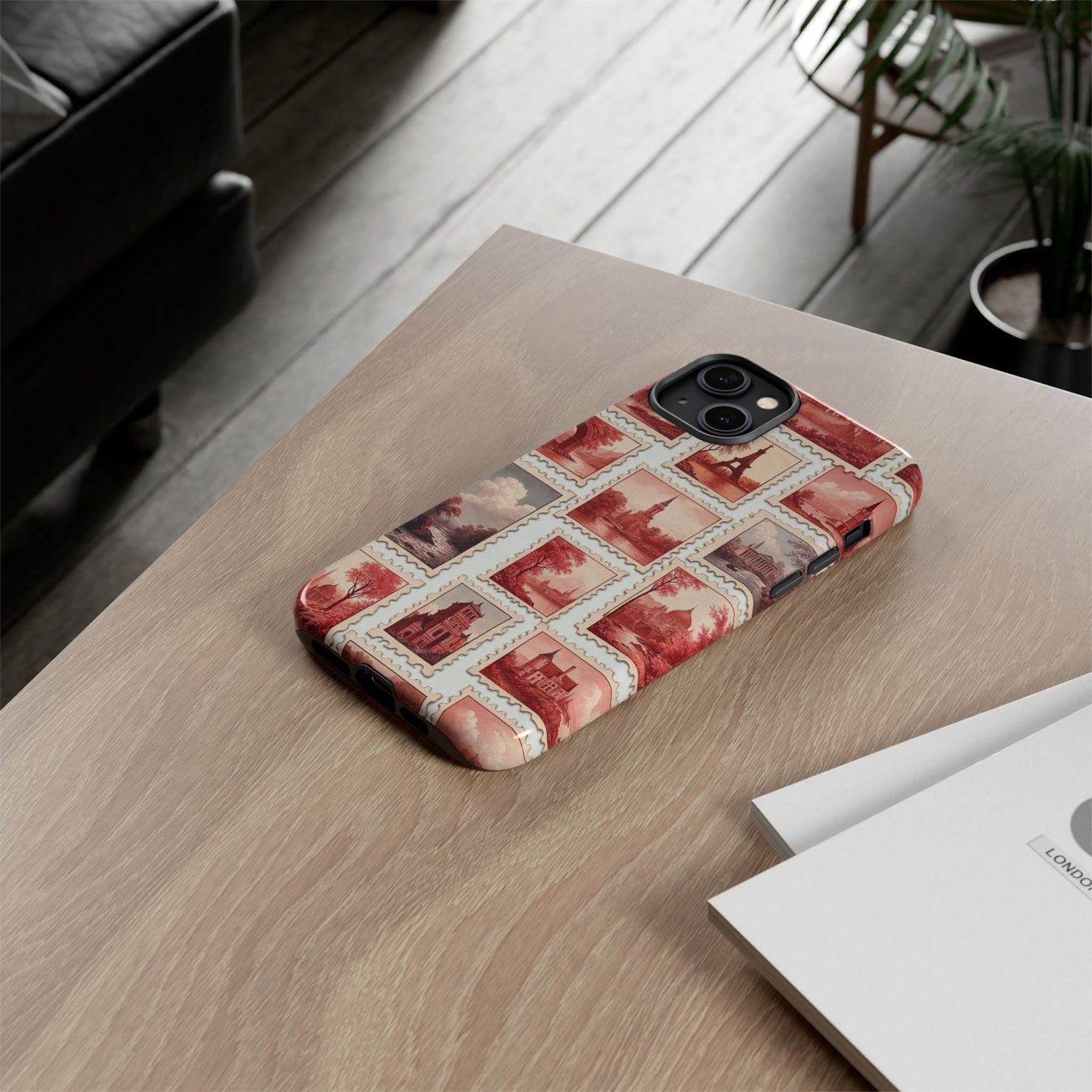 Vintage Postcard Stamps Phone Case