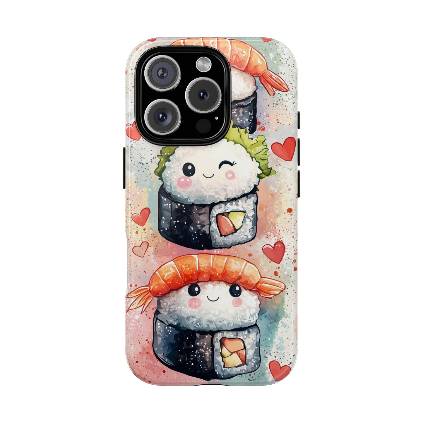 Sweet Sushi Trio - Anime Phone Case Cover for iPhone, Samsung, Google Pixel