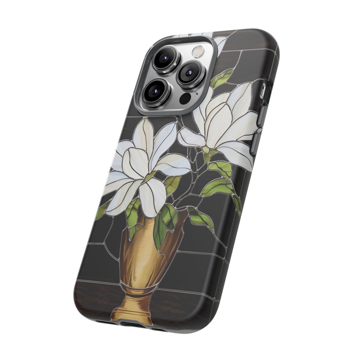 Stained Glass Floral Phone Case