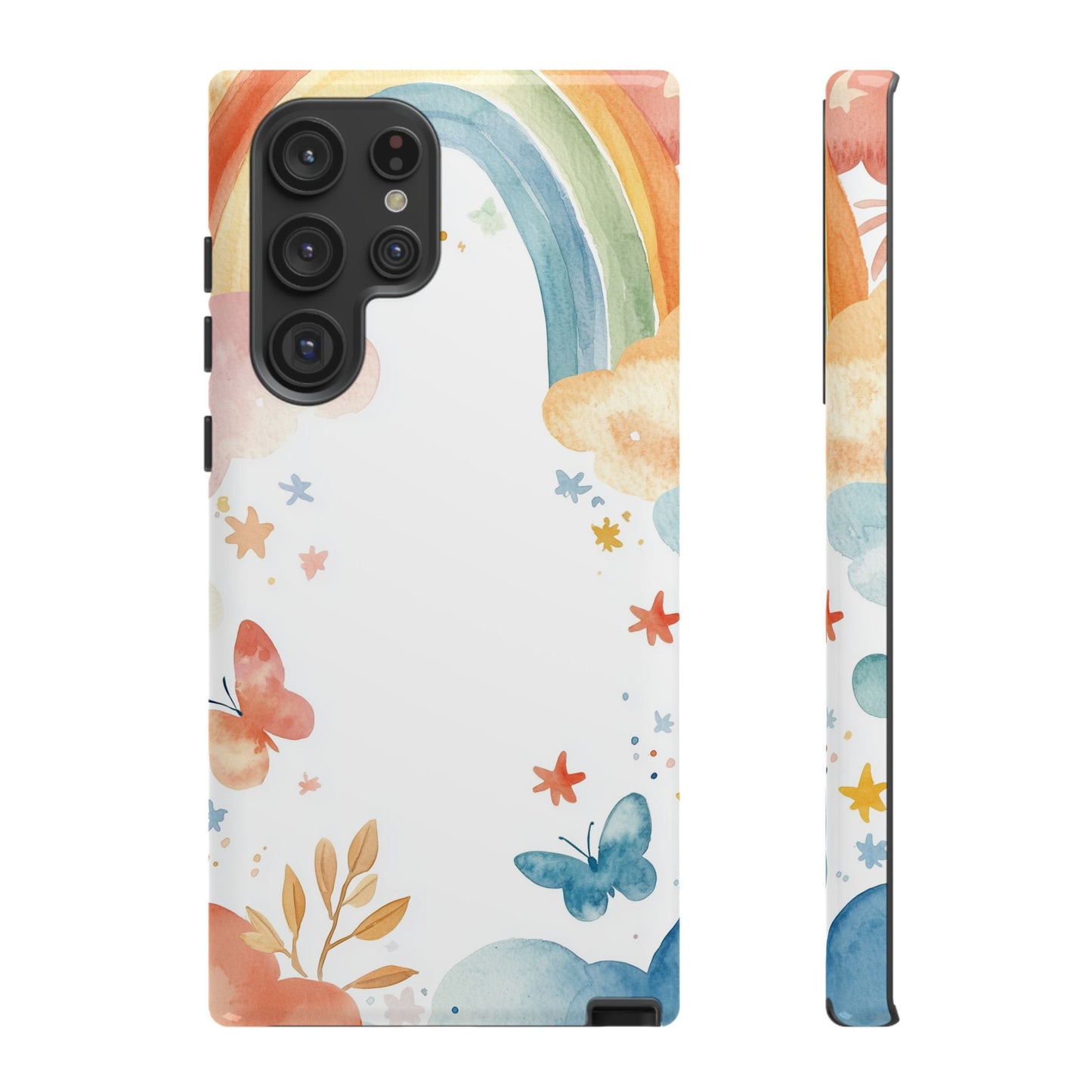 Dreamy Skies & Rainbows Watercolor Phone Case for iPhone, google Pixel & Samsung
