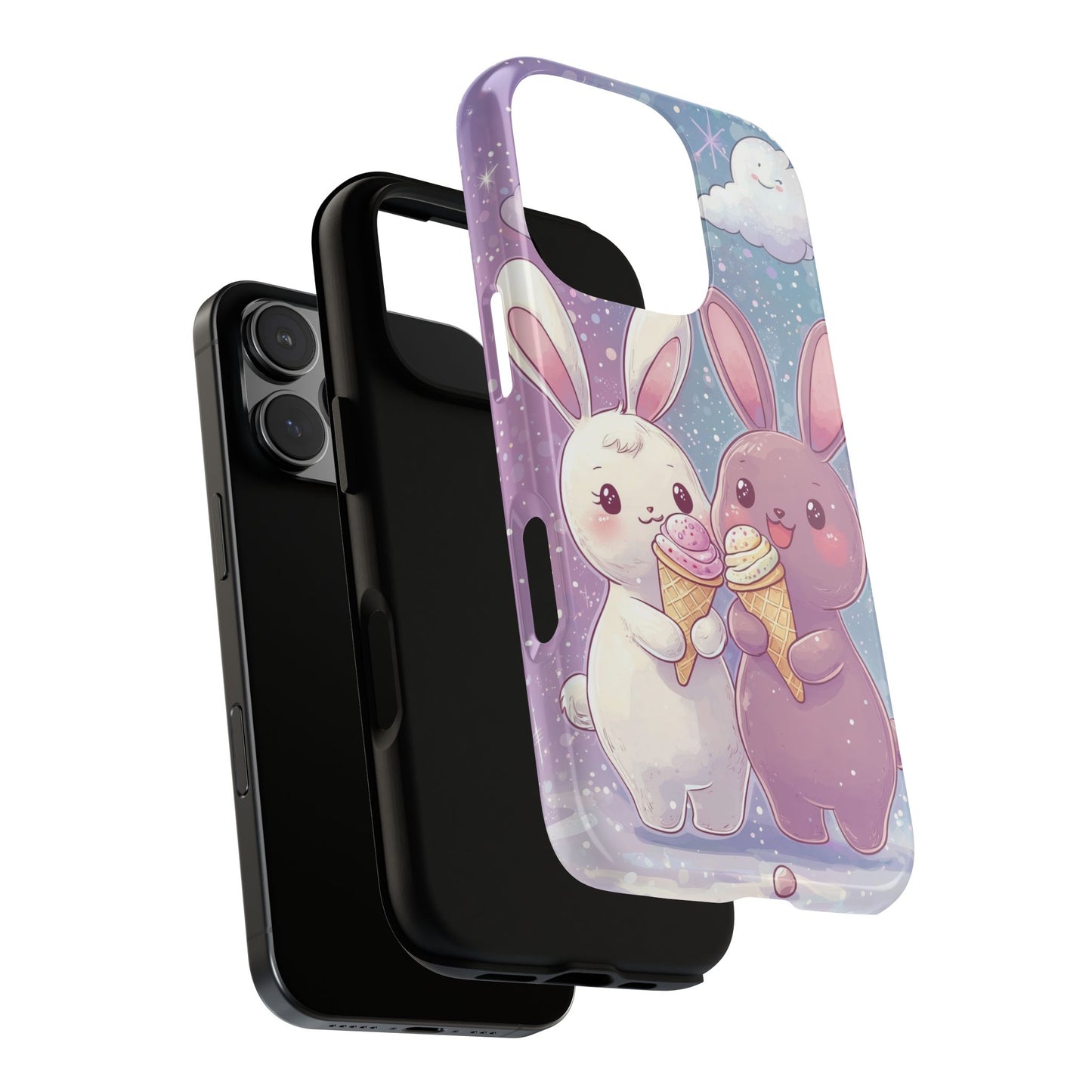 Bunny Bliss β Kawaii Anime Phone Case for iPhone, Samsung, Google Pixel