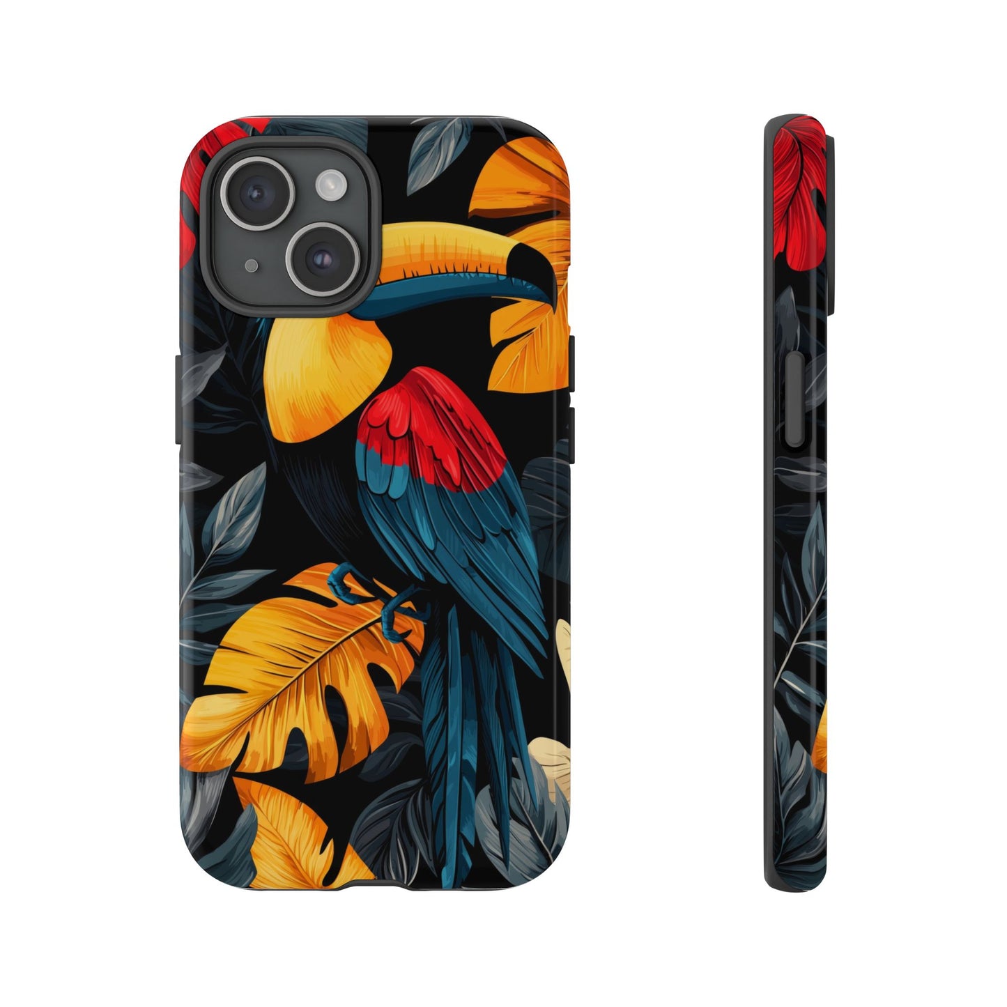 Exotic Toucan Feathers Phone Case – Nature’s Elegance for iPhone, Pixel & Samsung