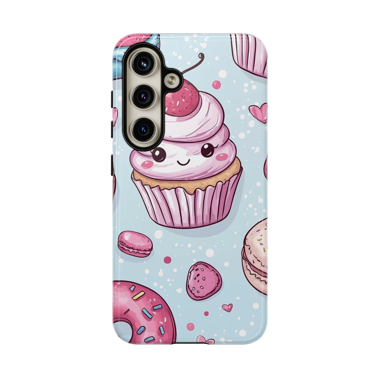 Kawaii Sweets: Adorable Dessert Anime Phone Case for iPhone, Samsung, Google Pixel