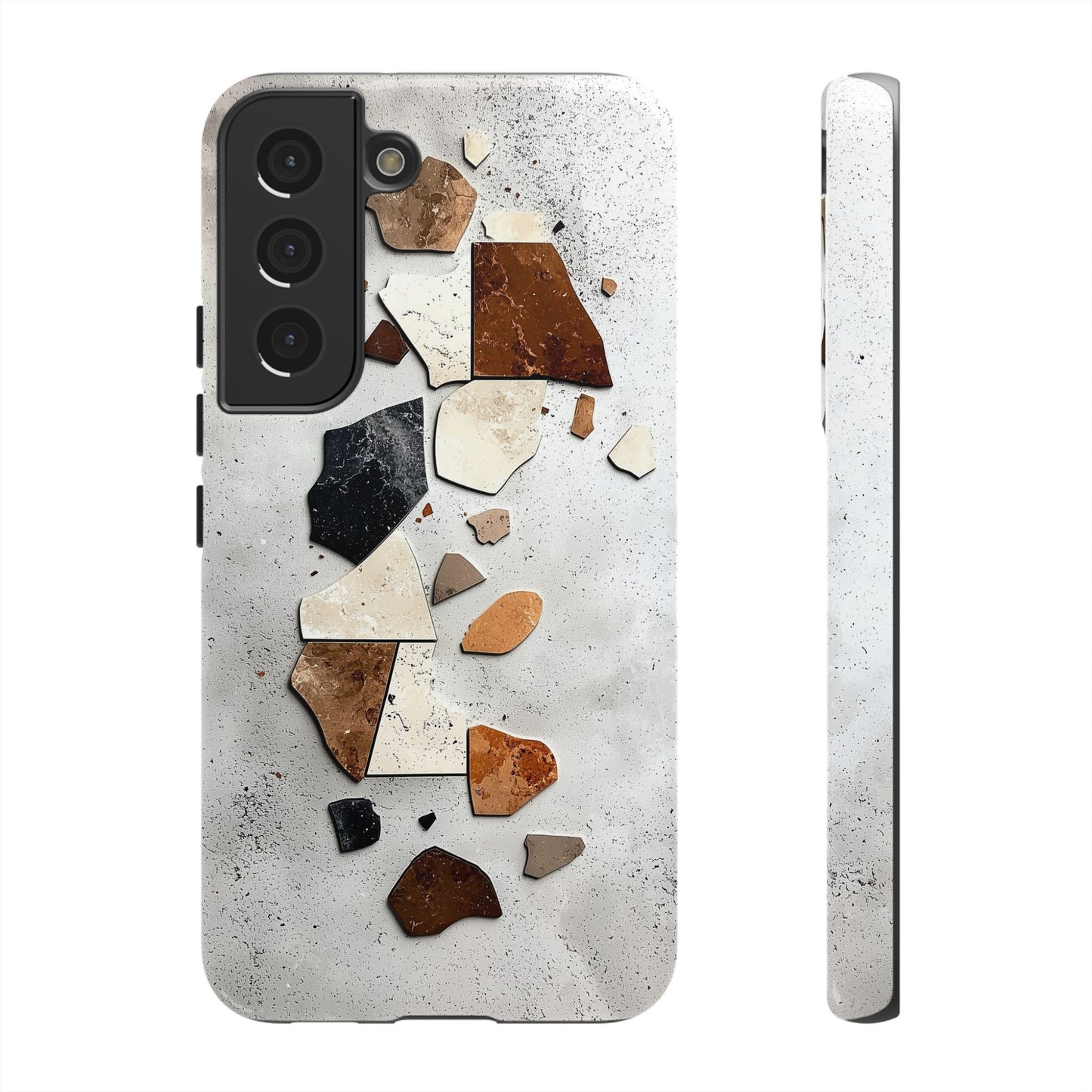 Modern Terrazzo Fragments Phone Case β Earthy & Minimalist for iPhone, google Pixel & Samsung