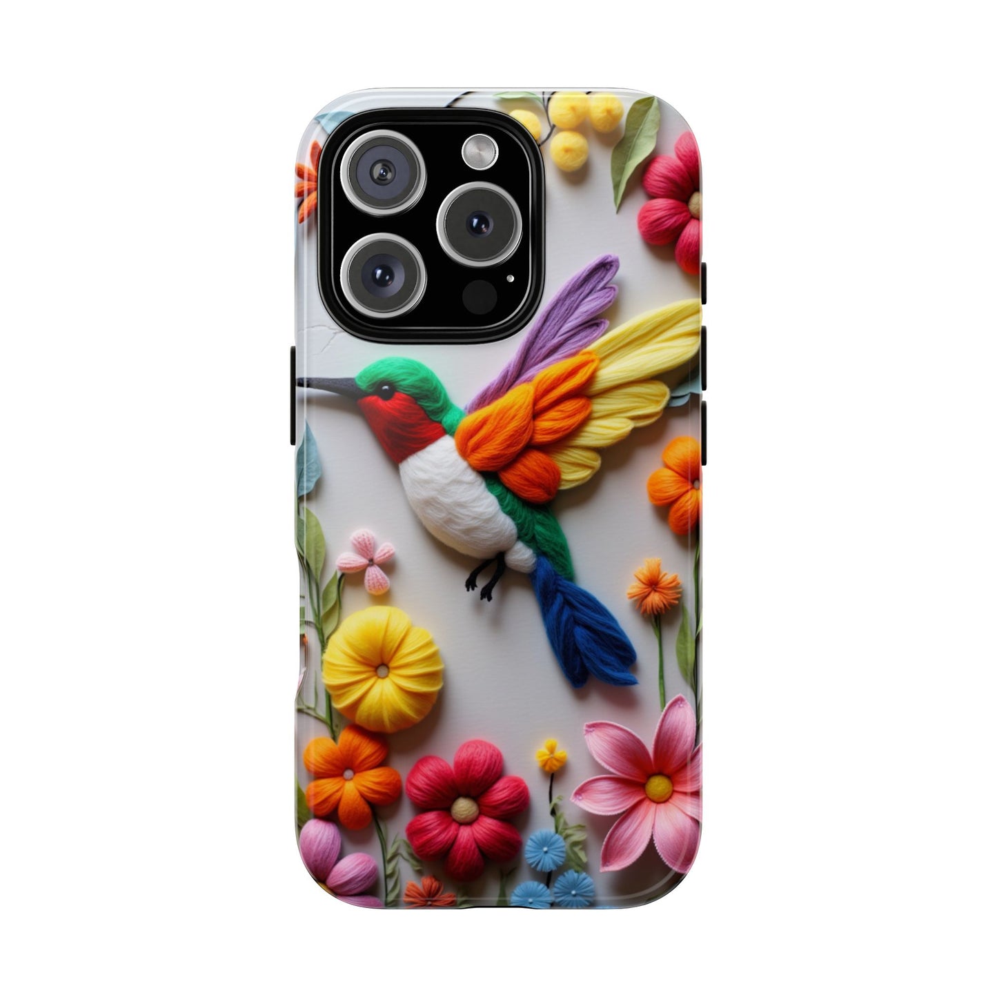 Elegant Hummingbird with Floral Mosaic Design | Nature's Artistic Vibes | Pixel 8 pro